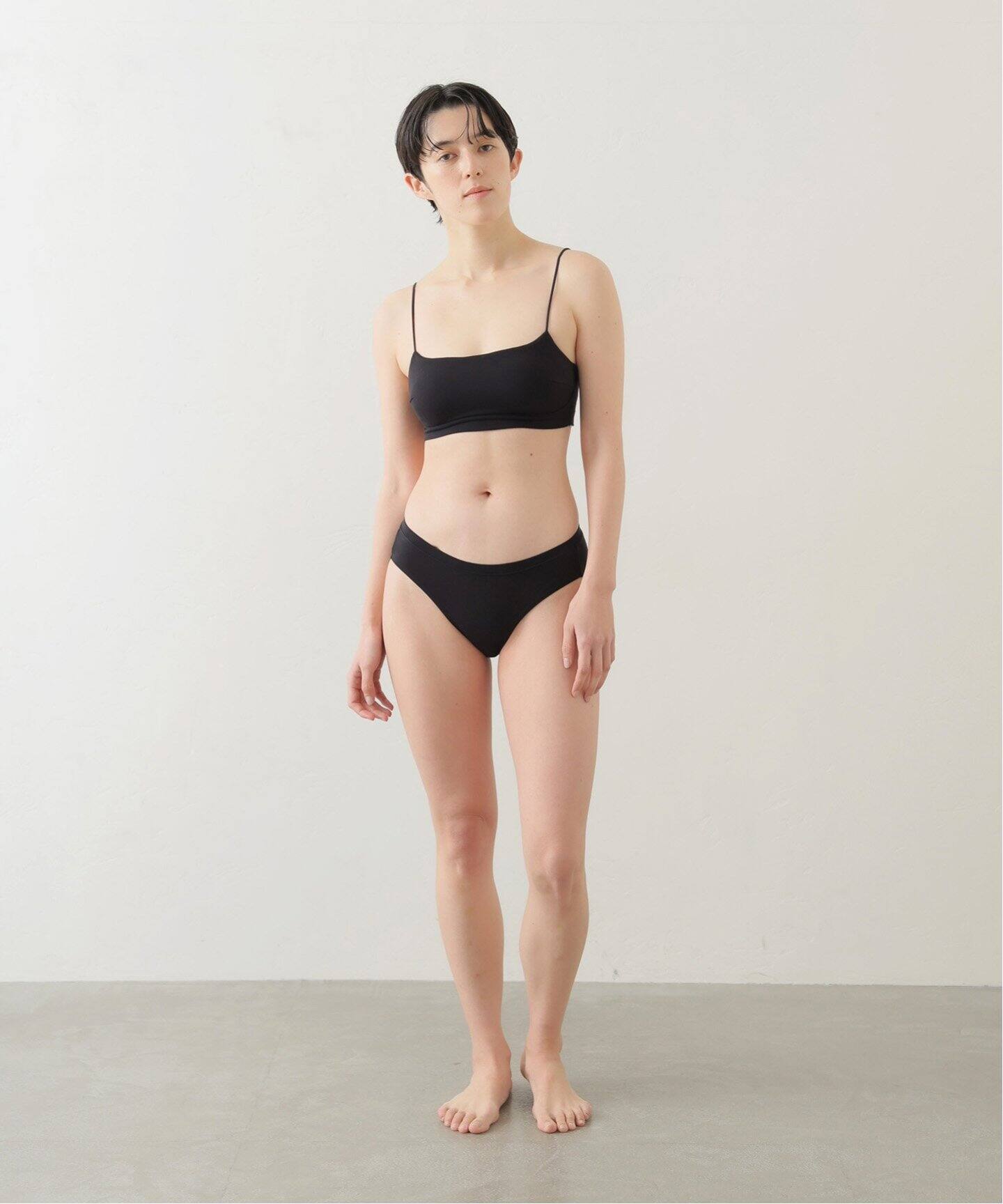 【一部予約！】 ACTIVE】Bamboo ストレッチビキニショーツ（ブラック パンツ