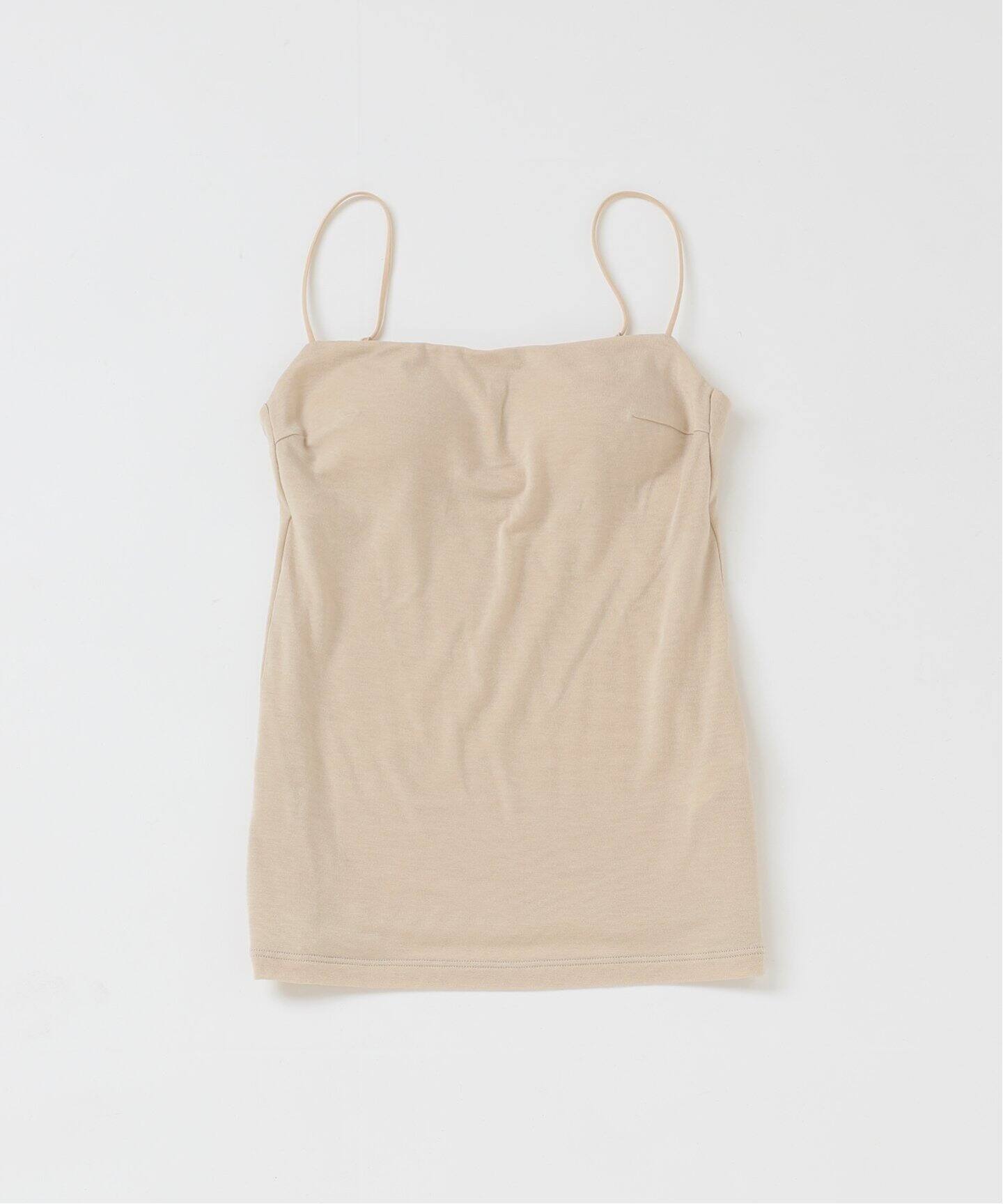 ACTIVE】Bamboo ストレッチキャミソール（ベージュ、グリーン