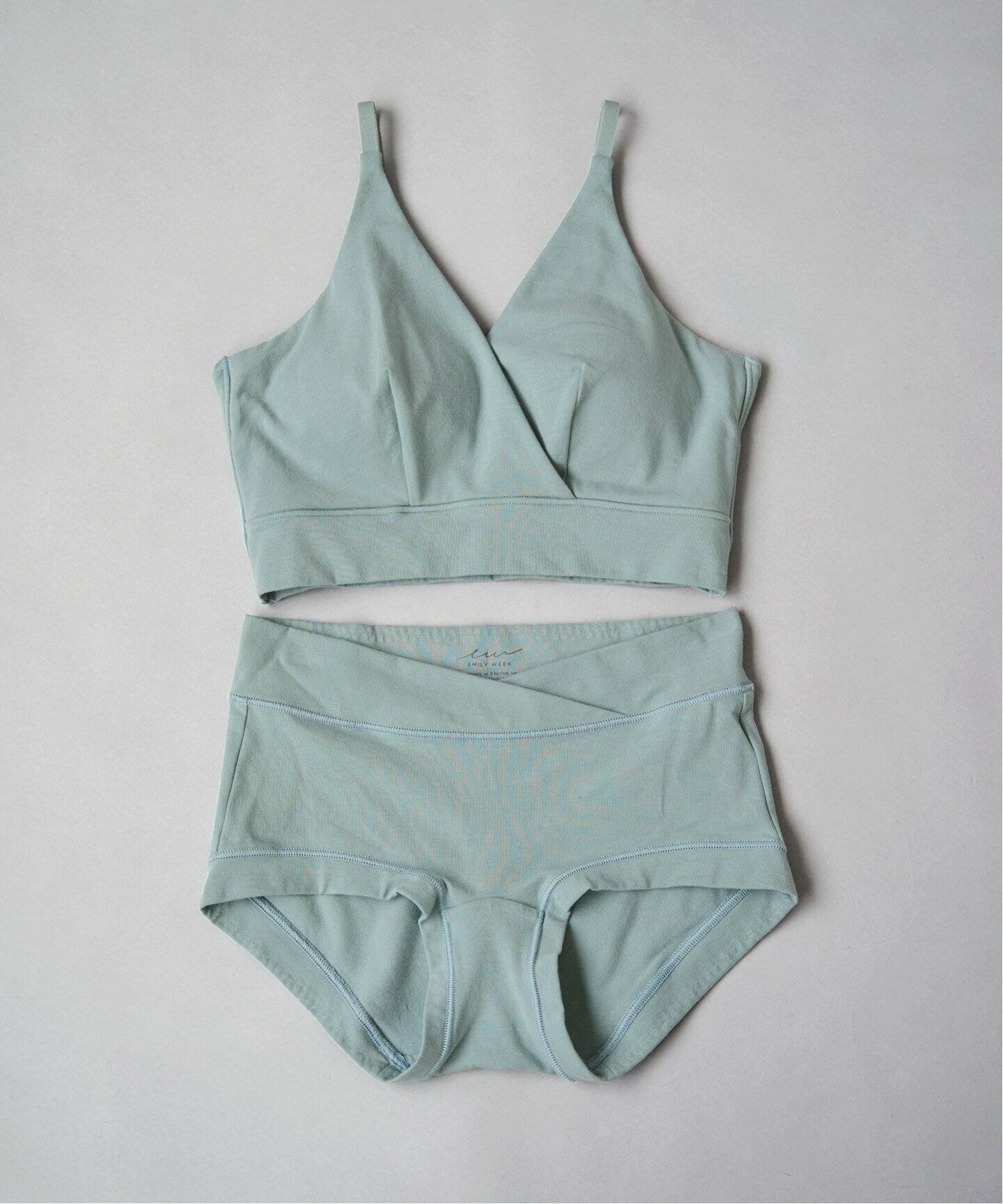 マタニティ Emily for MOM】オーガニックコットン混 マタニティカシュクールブラ
