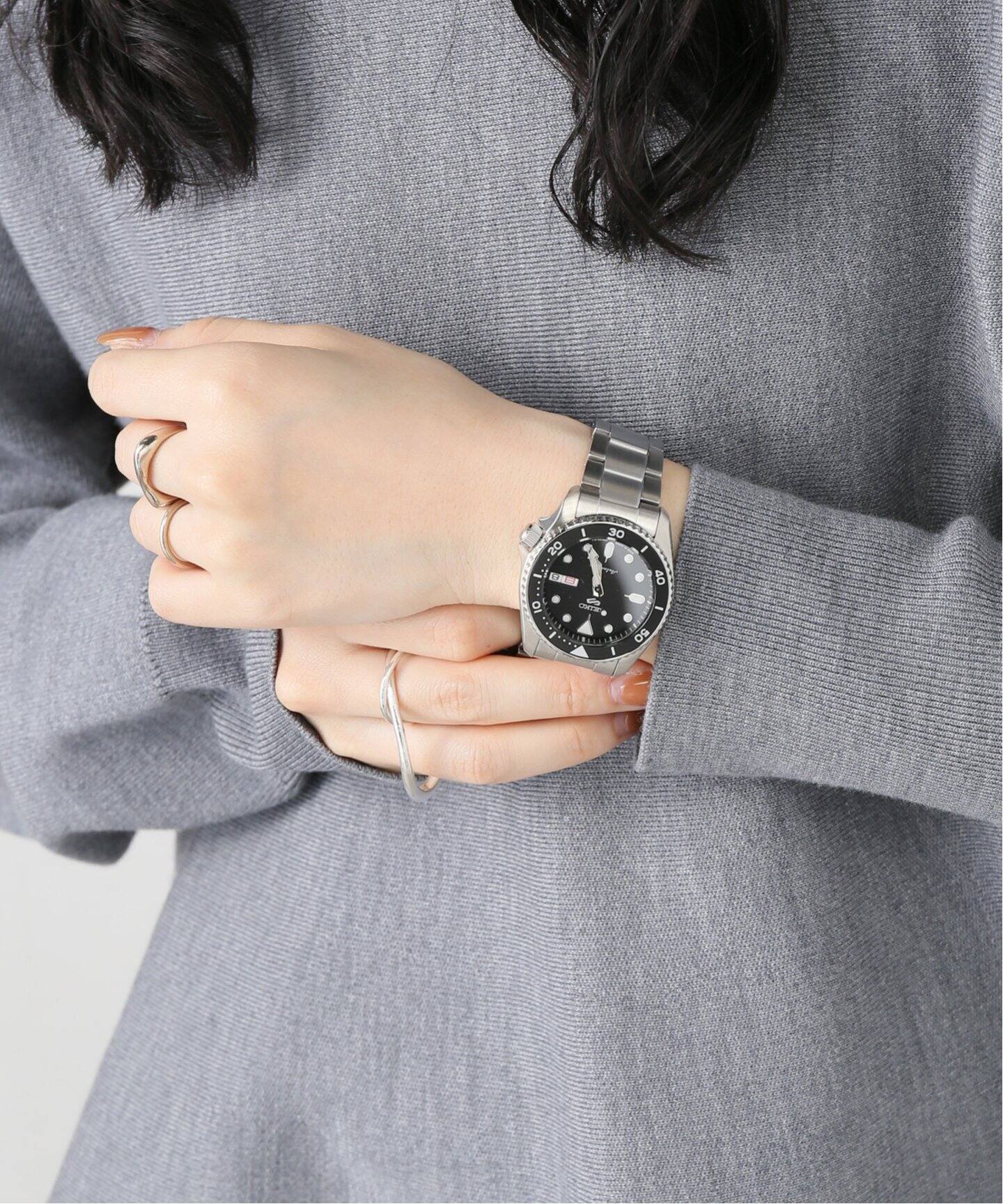 SEIKO / セイコー】5 SPORTS SBSA225 Black dial Mid size（新品  