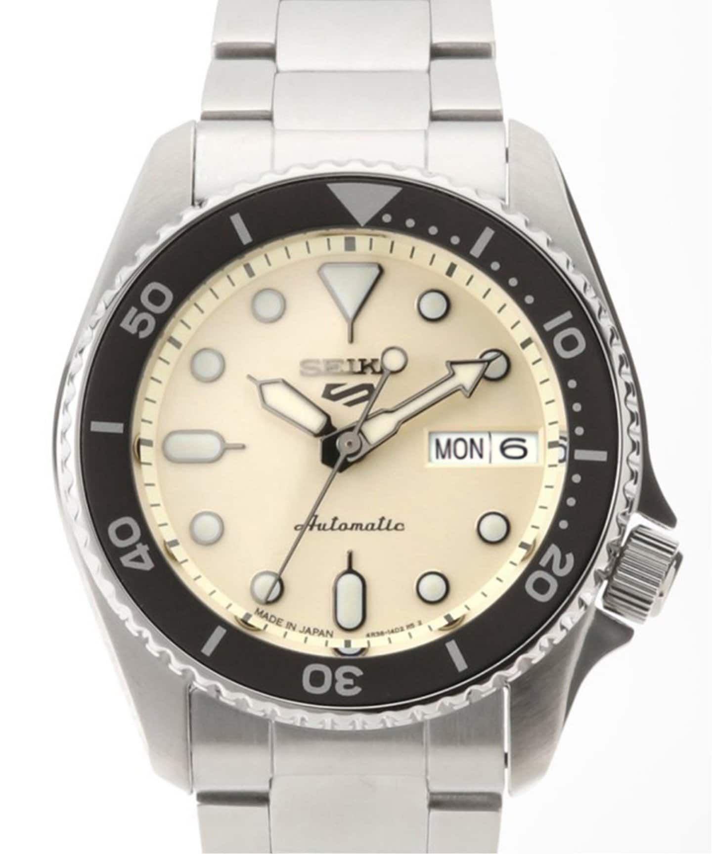 SEIKO / セイコー】5 SPORTS SBSA227 Ivory dial Mid size（新品