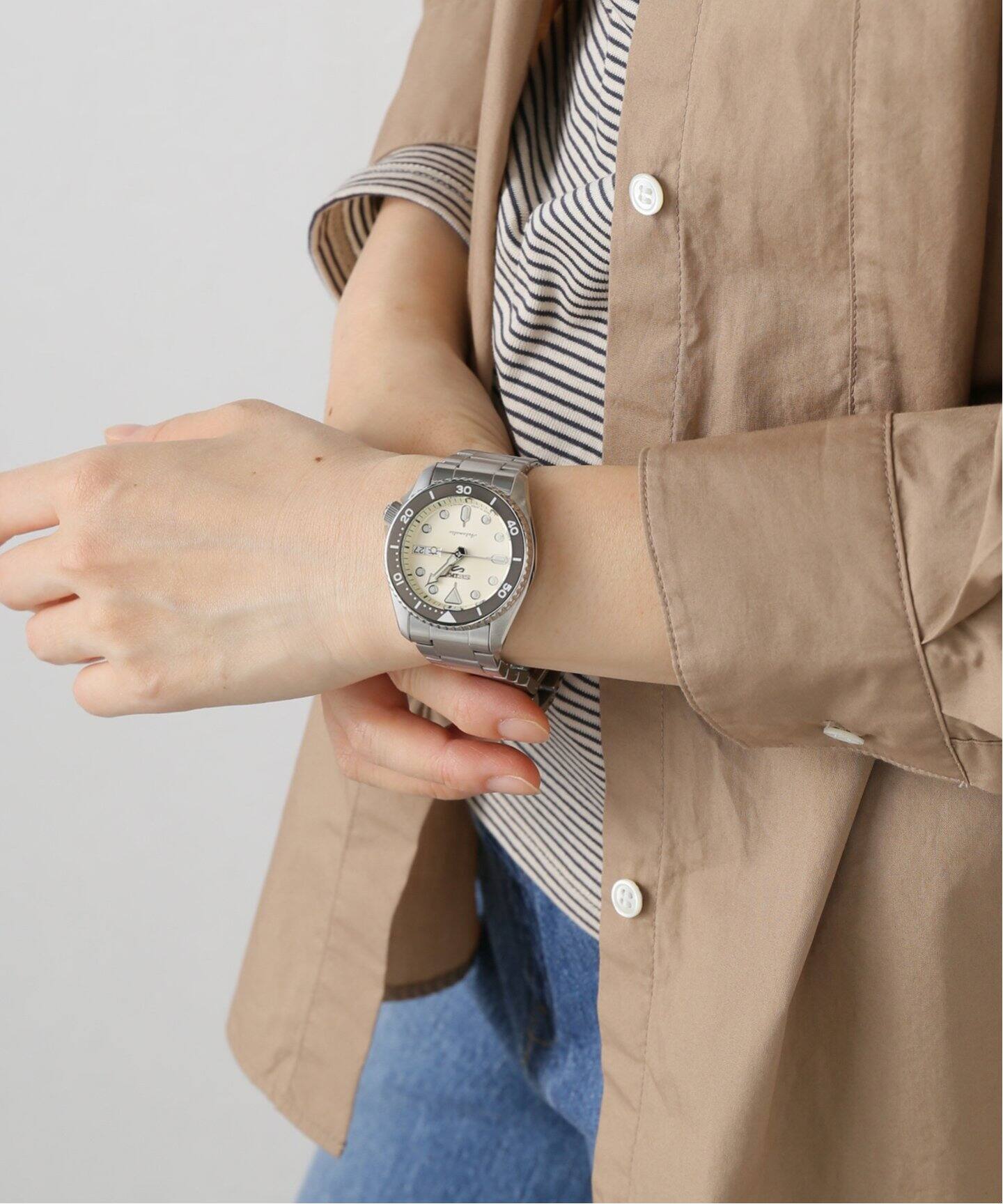 SEIKO / セイコー】5 SPORTS SBSA227 Ivory dial Mid size（新品