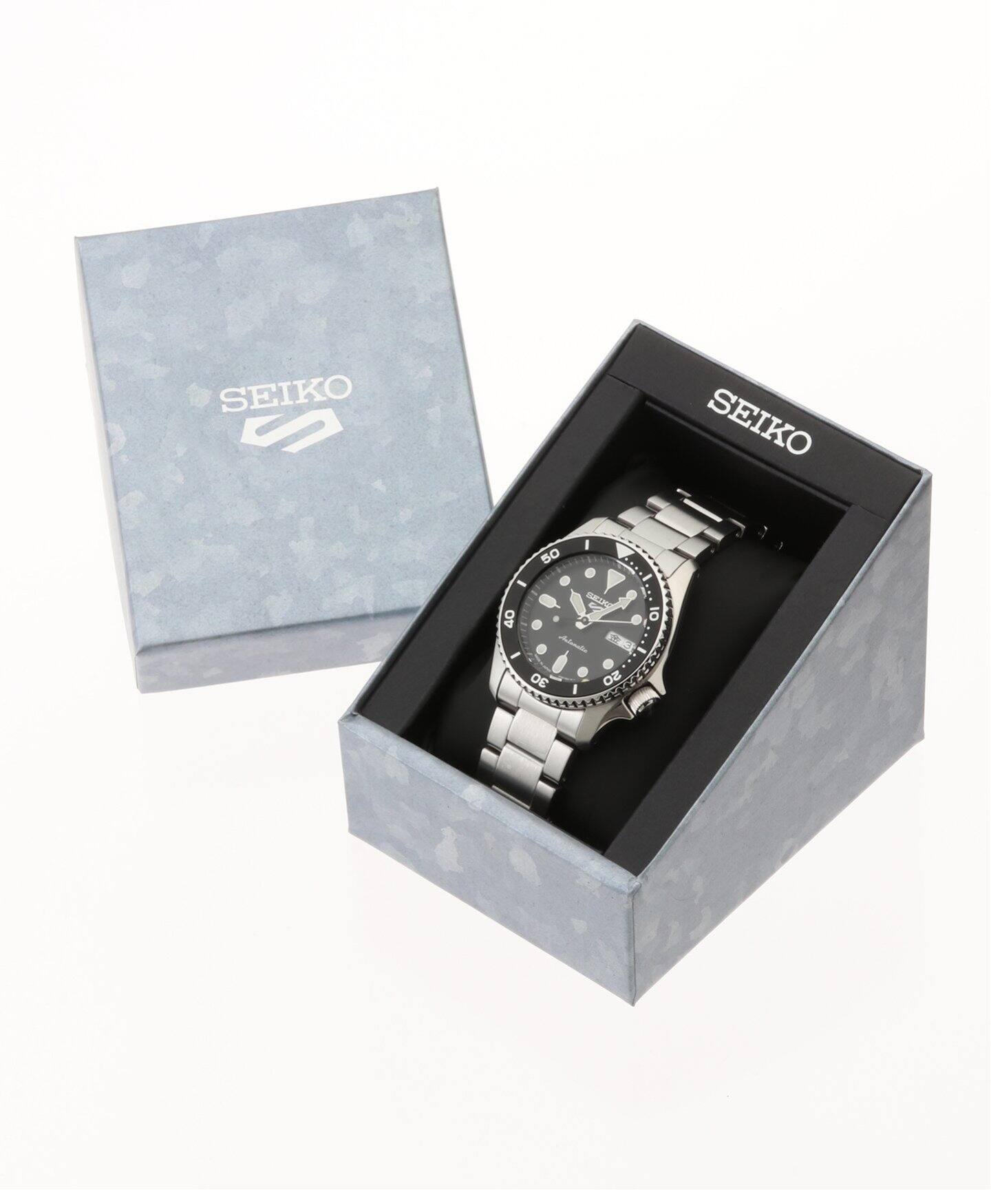 SEIKO / セイコー】5 SPORTS SBSA225 Black dial Mid size（新品 