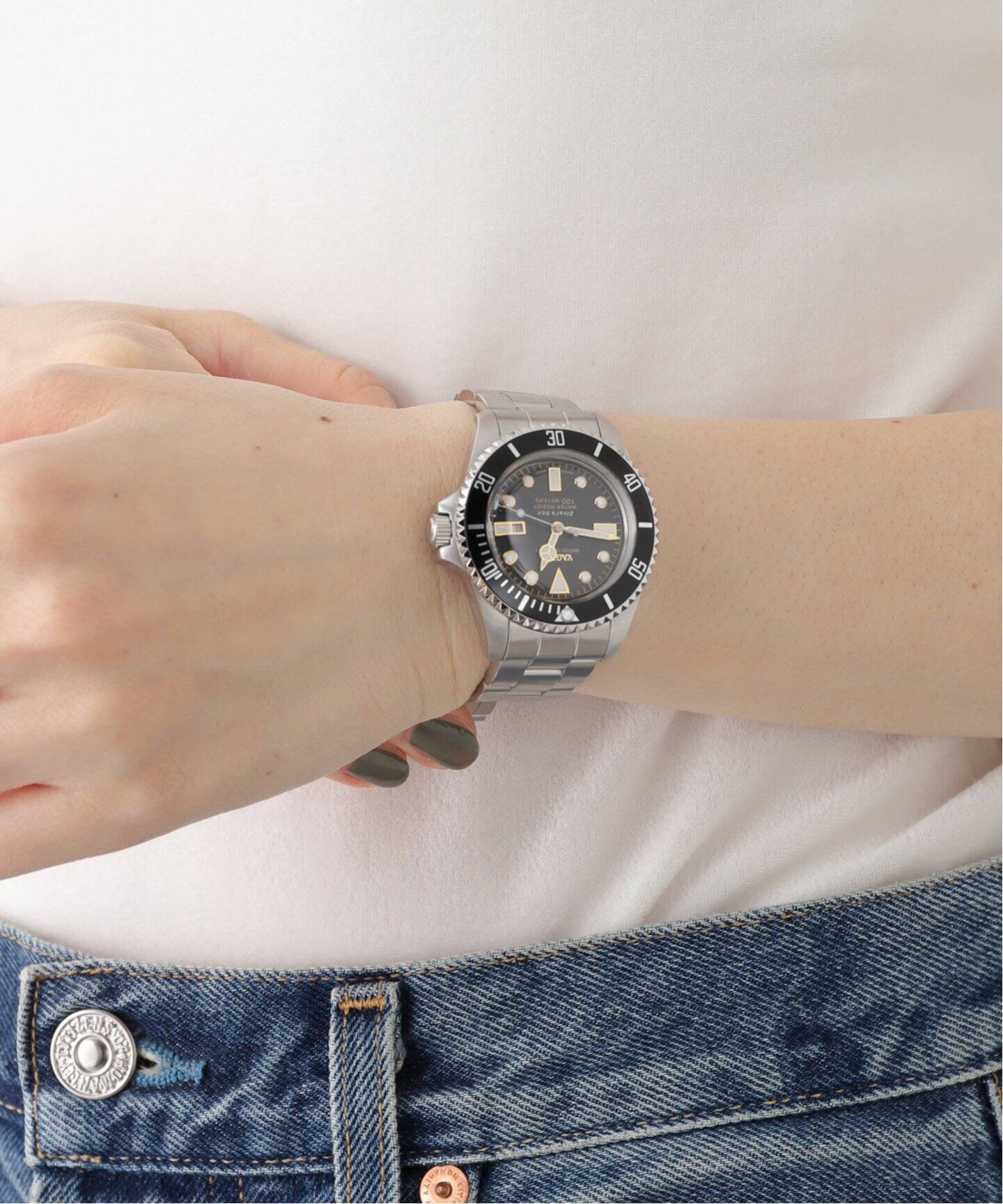 VAGUE WATCH CO. / ヴァーグウォッチ】Divers Son SS Black（新品 