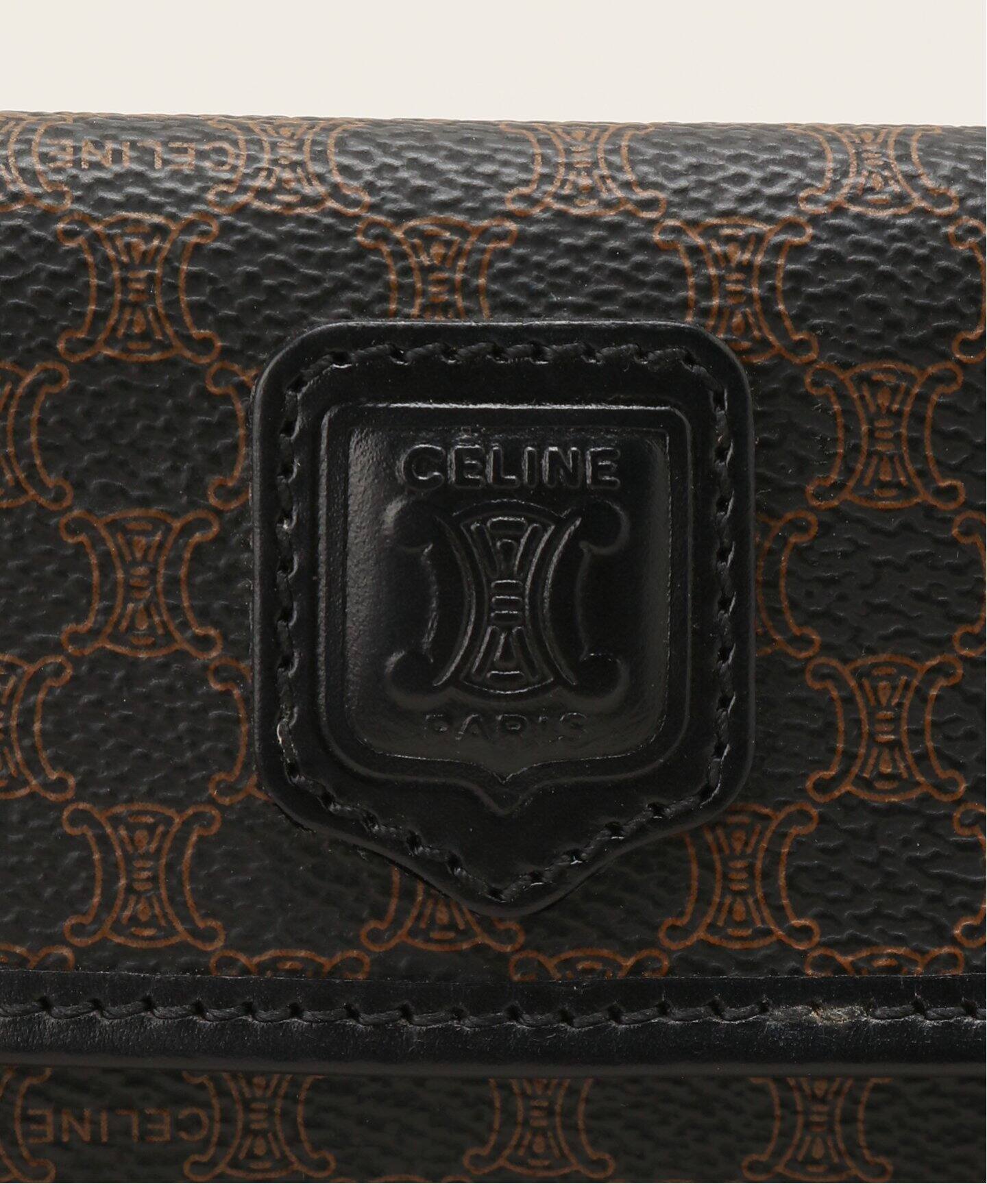 CELINE マカダム ポーチ セリーヌポーチ （CELINE セリーヌ ポーチ Cマカダム 馬車
