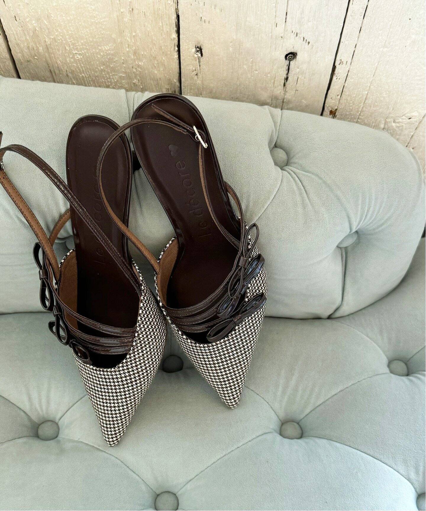 WEB限定》Le decore / ル デコレ 5cm lady ribbonパンプス