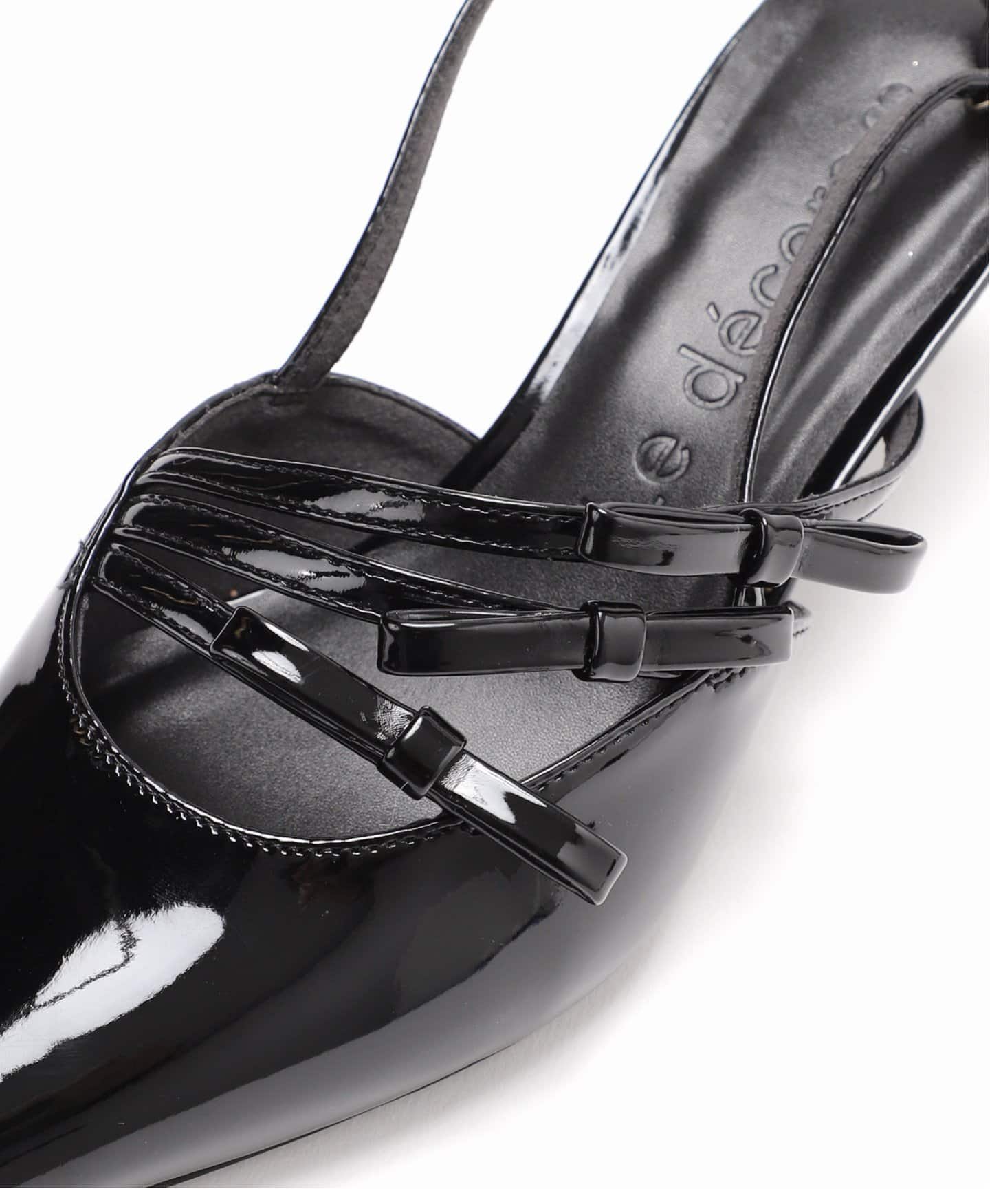 WEB限定》Le decore / ル デコレ 5cm lady ribbonパンプス