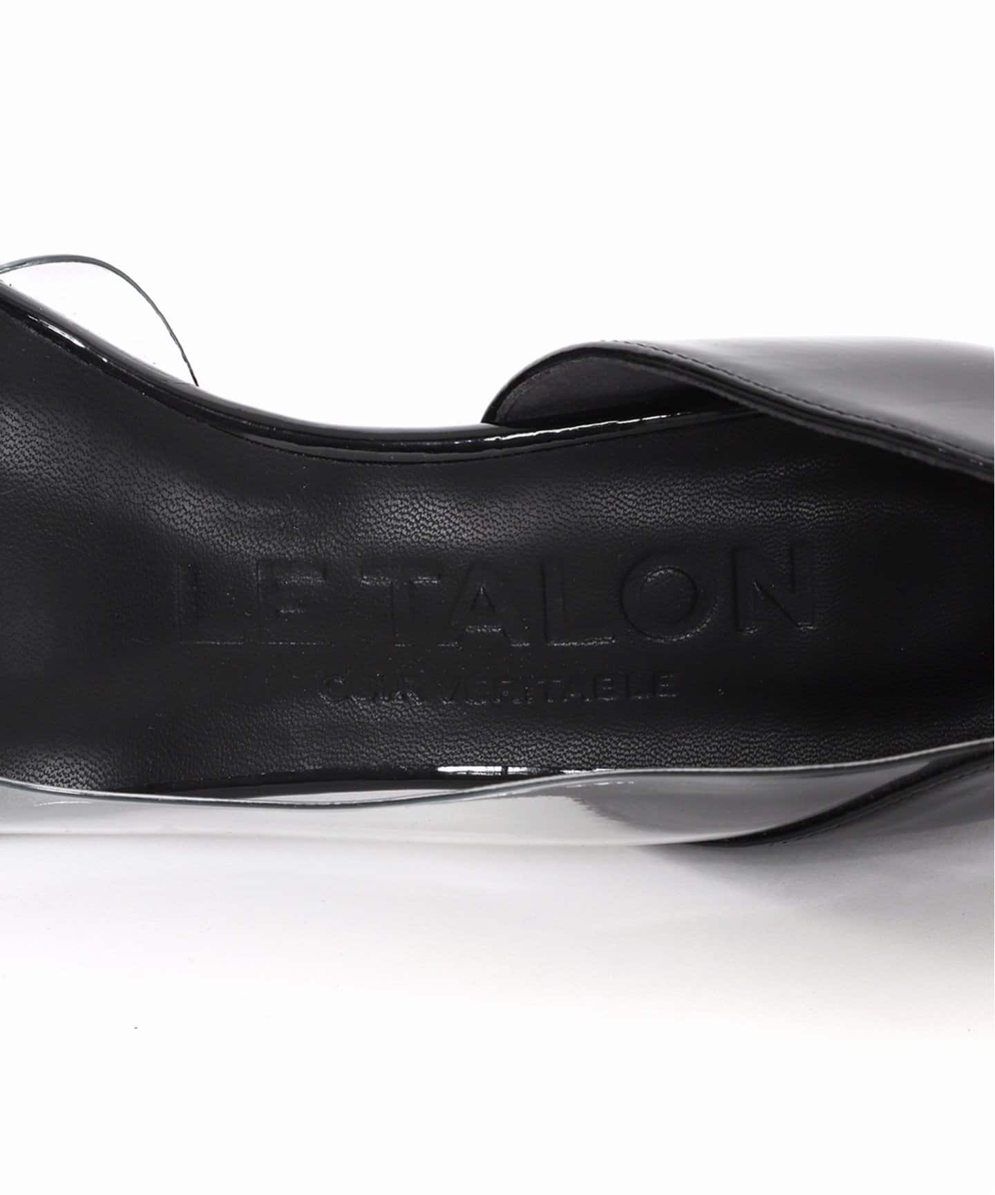 TAEKO HIGASHIHARA×LE TALON5cmレザークリアコンビパンプス