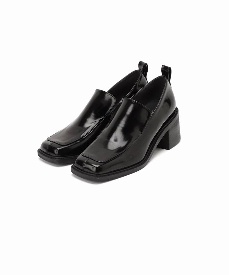 TAEKO HIGASHIHARA×LE TALON 5.5cmワイドスクエアヒールローファー 
