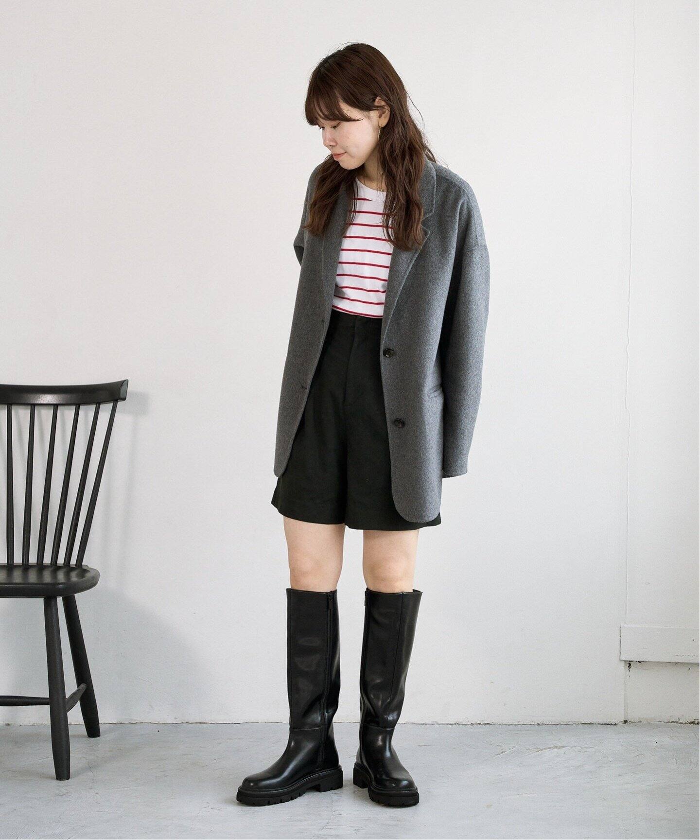 モールドトラックソールロングブーツ（ロングブーツ）｜LE TALON（ル