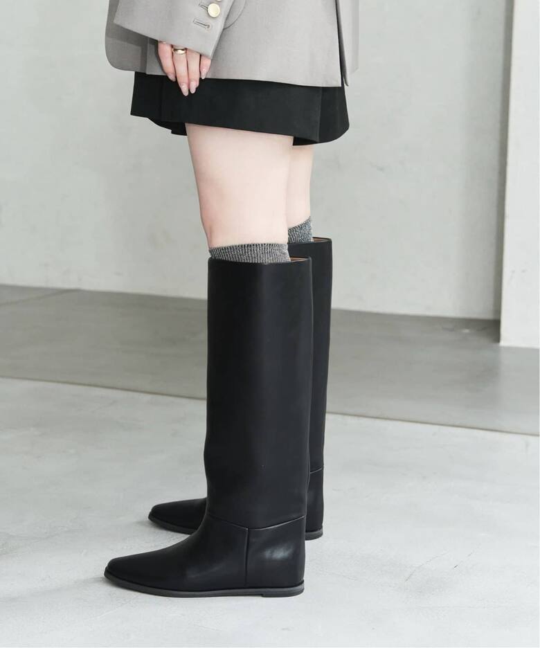 追加3》2cmワイドシャフトロングブーツ（ロングブーツ）｜LE TALON（ル  