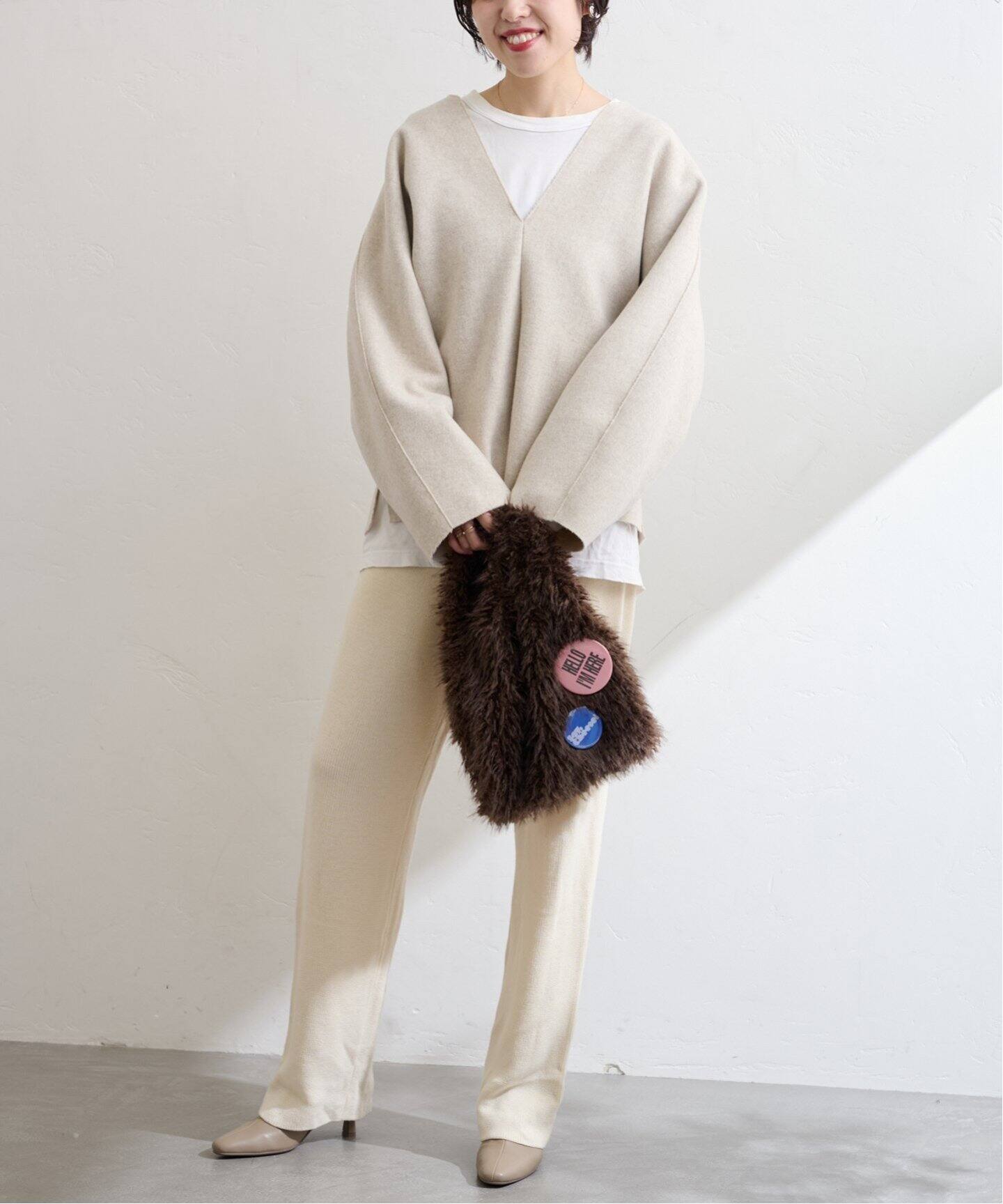 追加4》6cmフレンチスクエアフィットショートブーツ（ブーティ