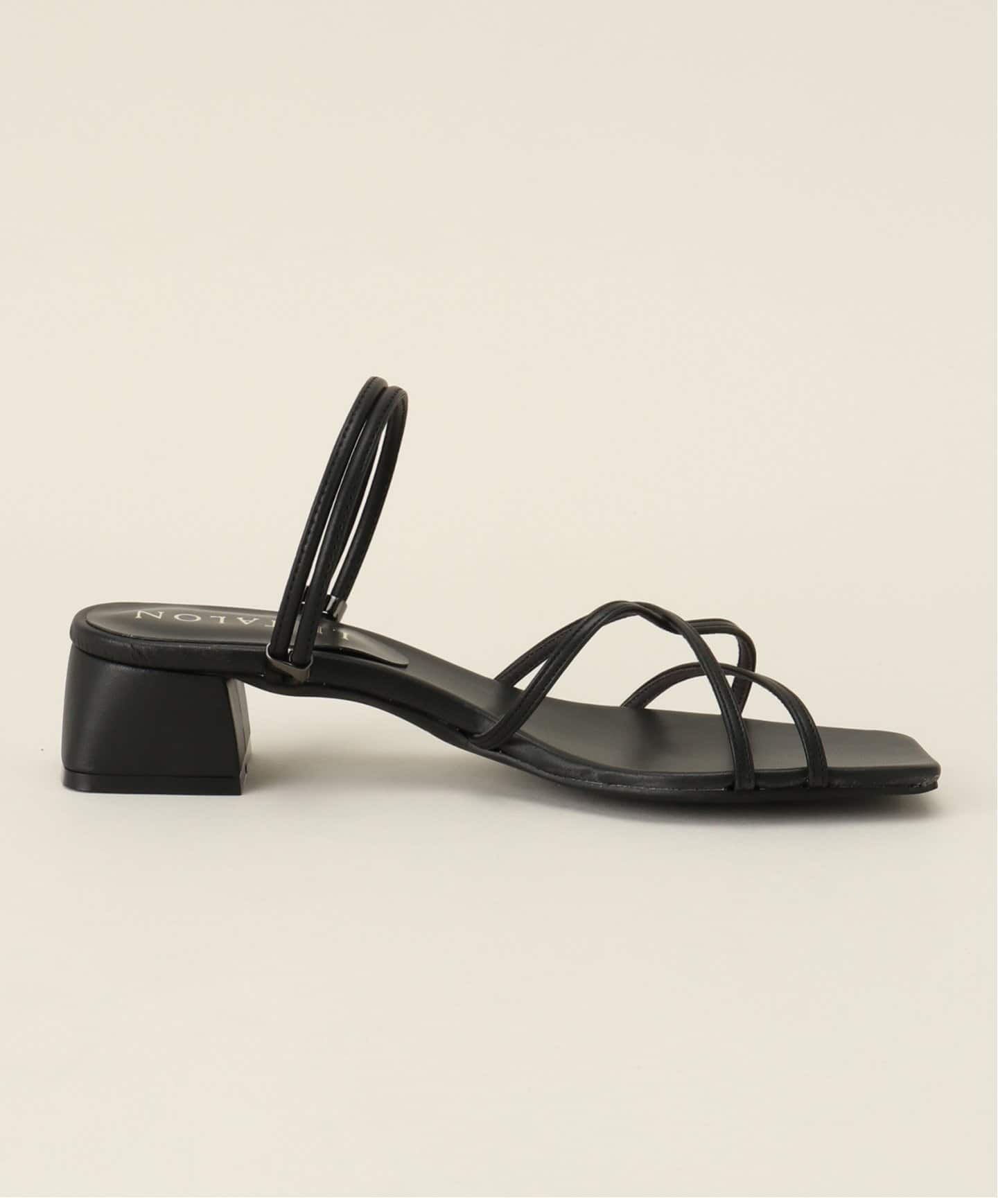 【LE TALON】3.5cmスクエア2WAYサンダル 3.5cmスクエア2WAYサンダル（サンダル）｜LE TALON（ル タロン