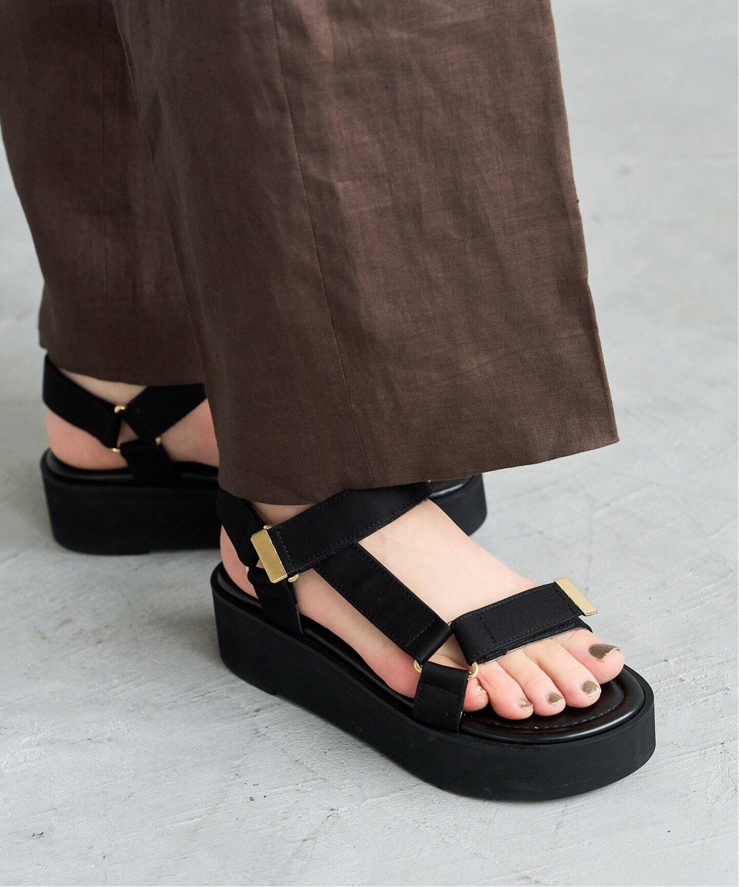 4cmアツゾコストラップサンダル（サンダル）｜LE TALON（ル タロン）の  