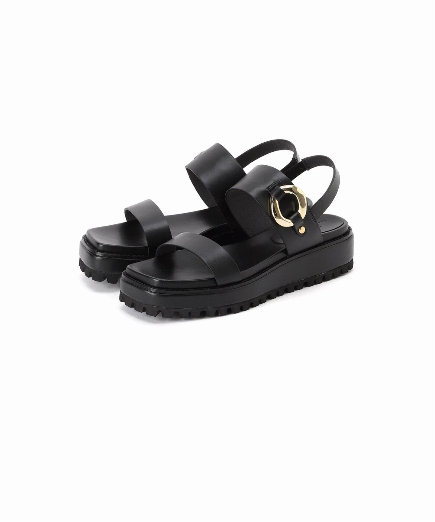 LE TALON アツゾコメタルリングサンダル Mサイズ