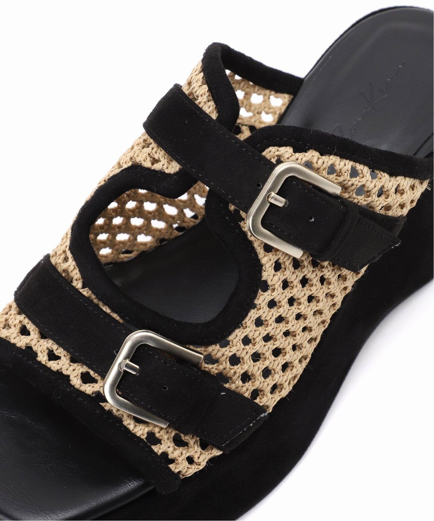 KARIN TAKUBO×LE TALON7.5cmWベルトミュールサンダル（サンダル）｜LE 