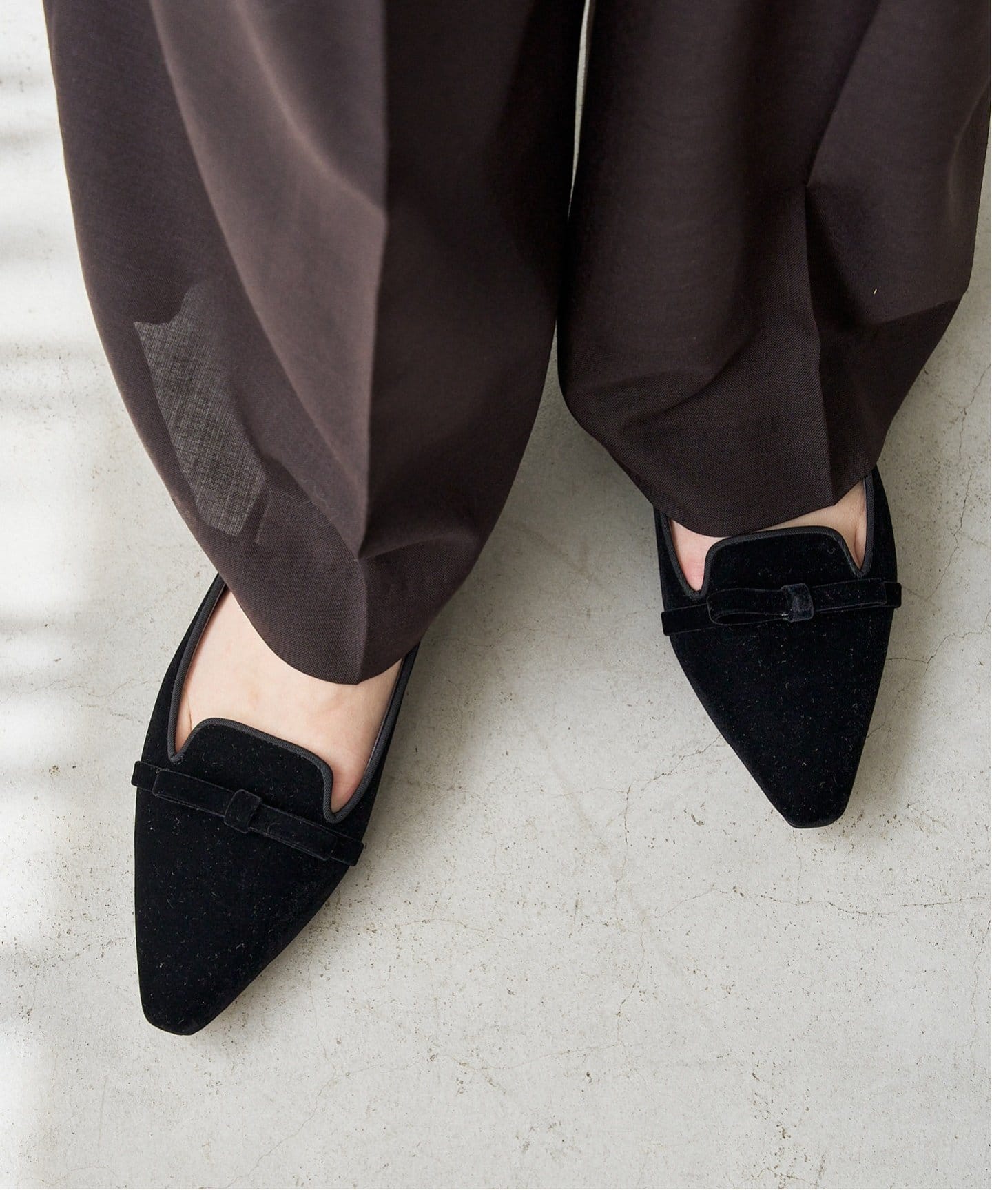 フレンチリボンオペラフラット（フラットシューズ）｜LE TALON