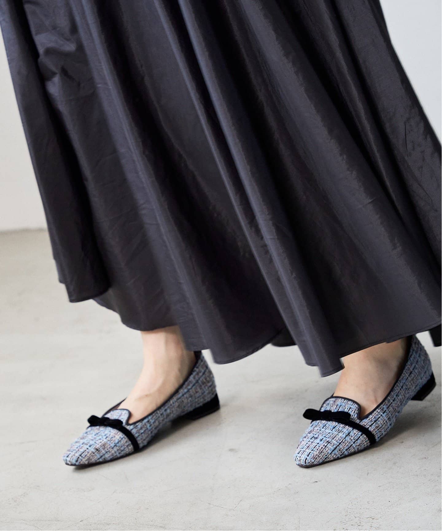 フレンチリボンオペラフラット（フラットシューズ）｜LE TALON（ル