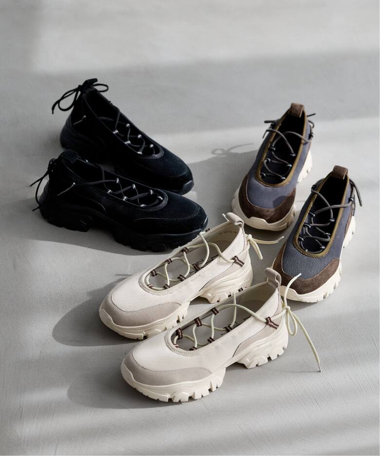 追加》Lレースアップスニーカー（スニーカー）｜LE TALON（ル タロン  
