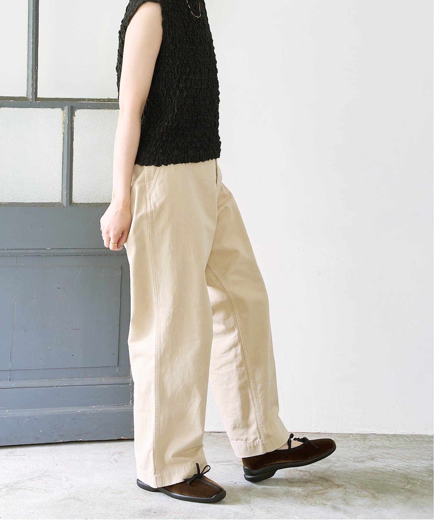 追加2》Lダブルリボンバレリーナ（フラットシューズ）｜LE TALON