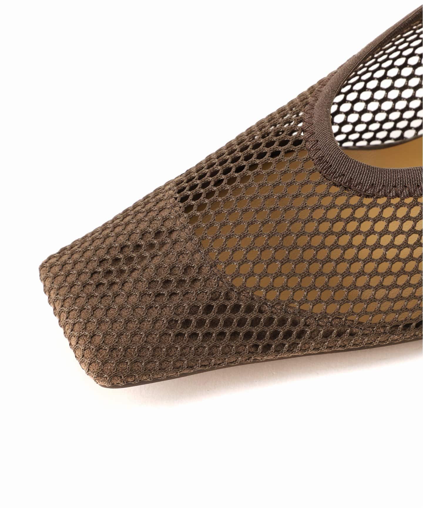 GRISE5.5cmナイロンメッシュストレッチパンプス（パンプス）｜LE