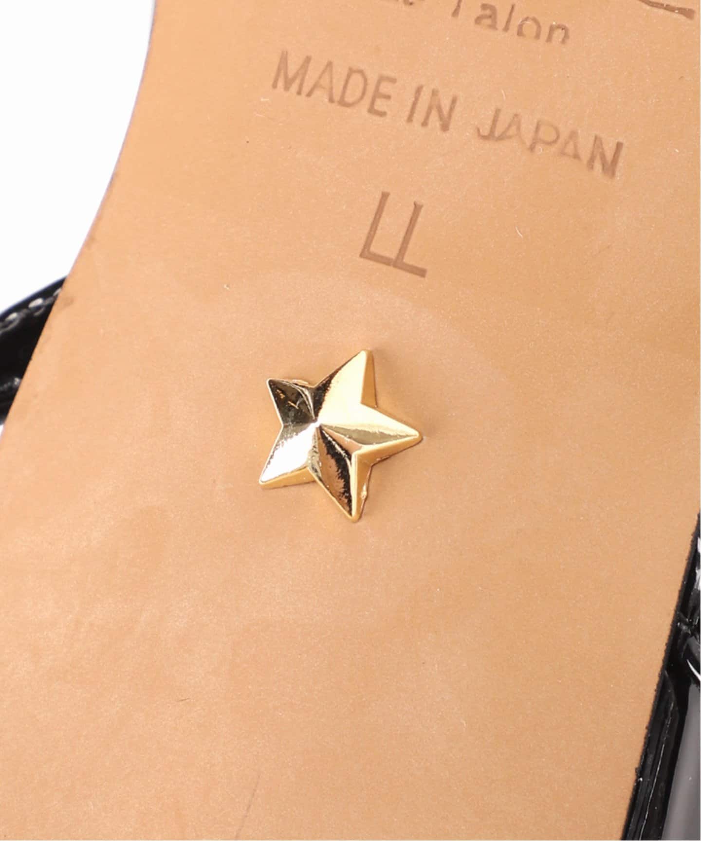 GRISE5cmポインテッドアンクルストラップスリングバック（パンプス