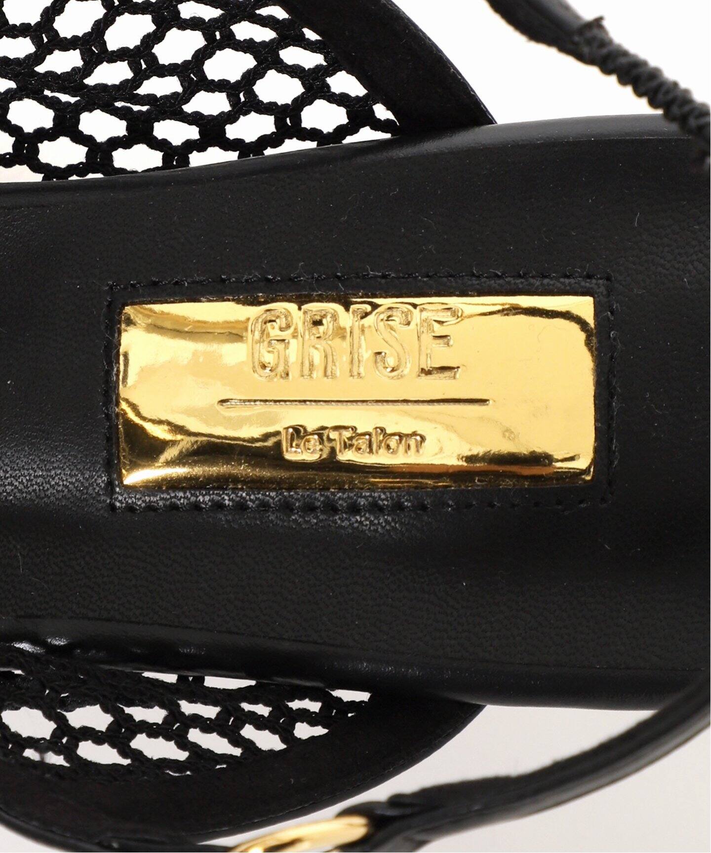 GRISE5cmポインテッドメッシュスリングバック（パンプス）｜LE TALON 