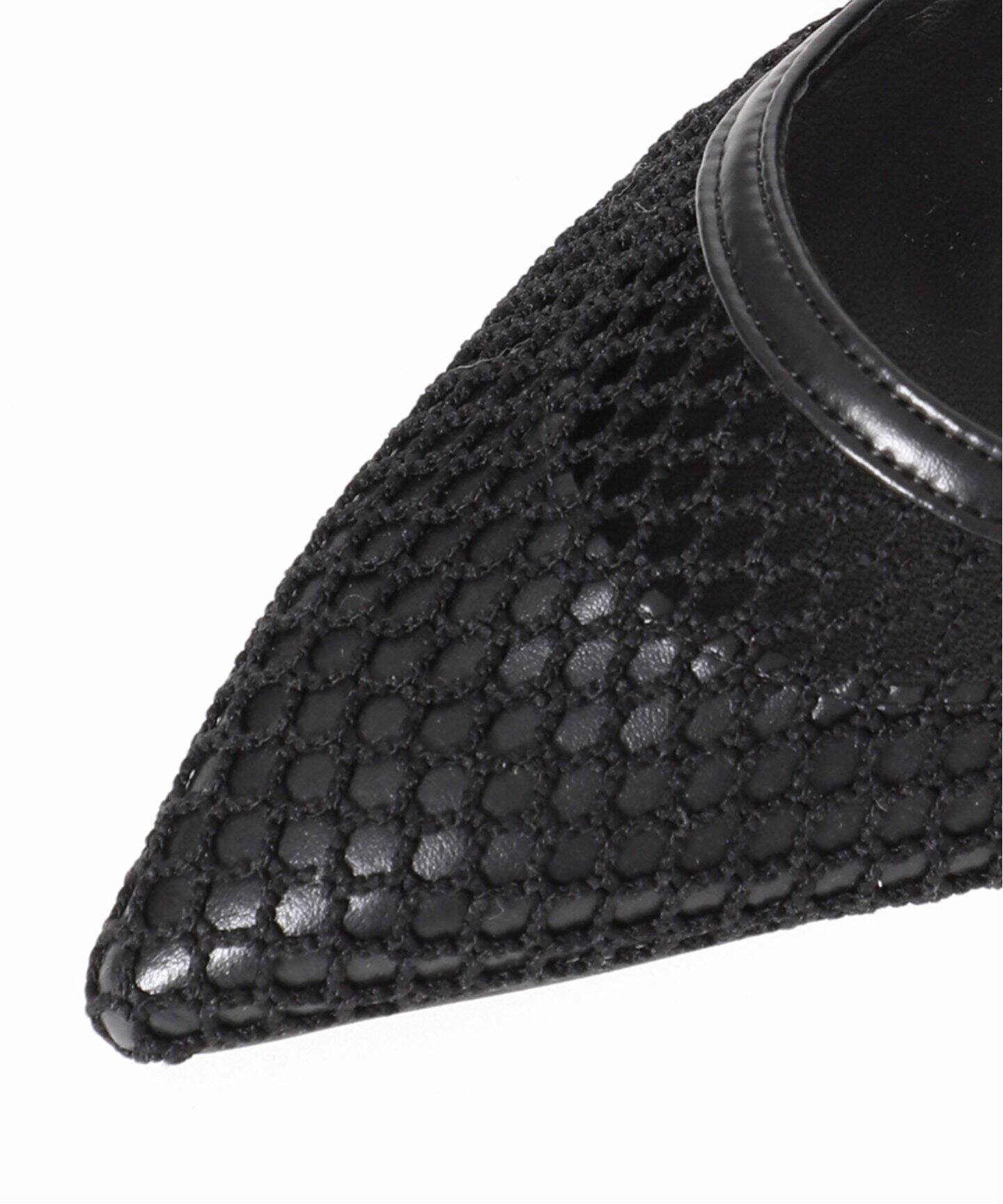 GRISE5cmポインテッドメッシュスリングバック（パンプス）｜LE TALON  