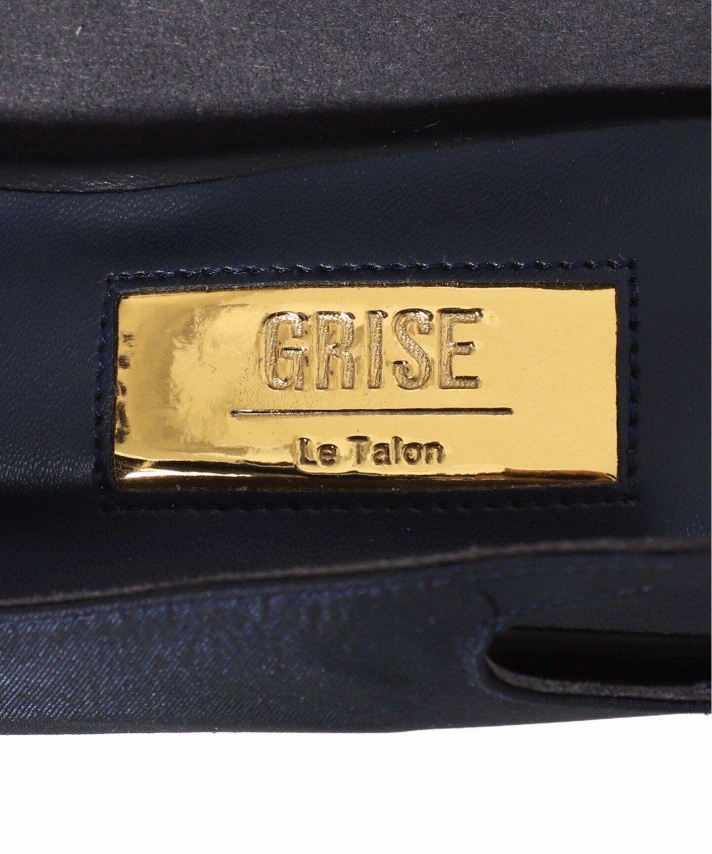 GRISE5cmポインテッドGRモチーフスリングバック（パンプス）｜LE