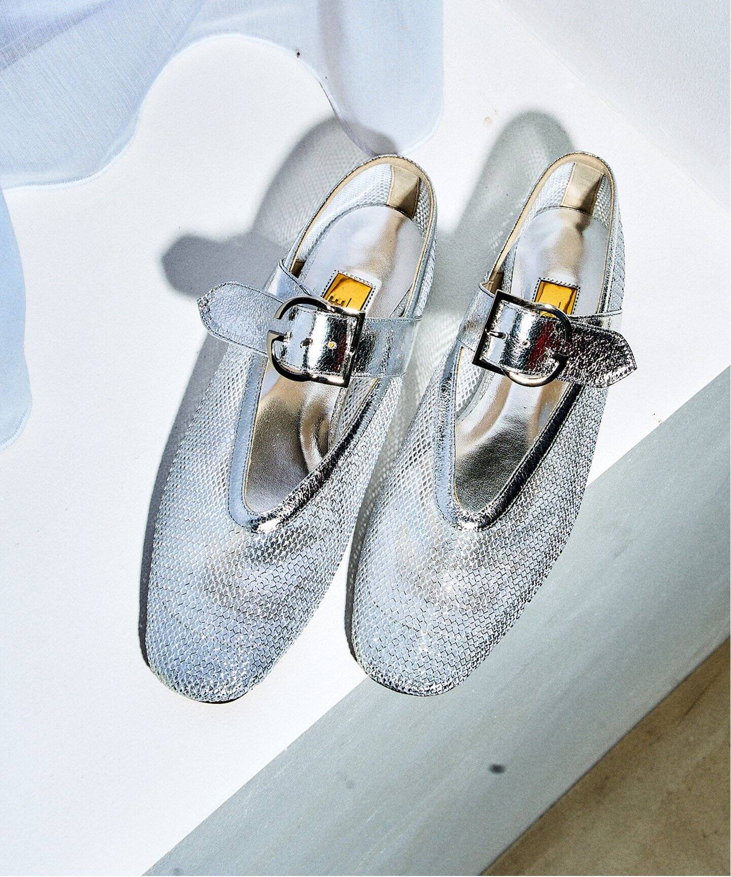 追加2》GRISEナイロンメッシュGRメリージェーン（フラットシューズ  