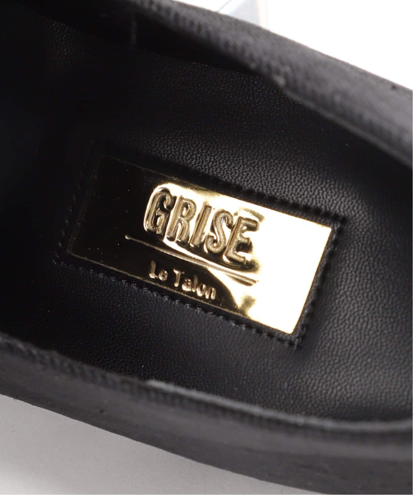 LE TALON GRISEサテンリボンバレリーナ ブラック 23 追加2》GRISEサテンリボンバレリーナ（バレエシューズ）｜LE