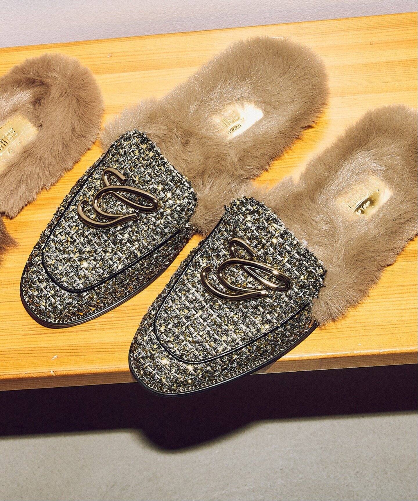 LE TALON GRISEメタルモチーフスリッパ GRISEメタルモチーフスリッパ（その他シューズ）｜LE TALON（ル タロン