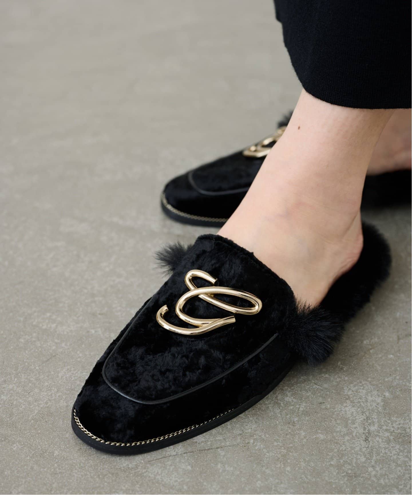 LE TALON GRISEメタルモチーフスリッパ GRISEメタルモチーフスリッパ（その他シューズ）｜LE TALON（ル タロン