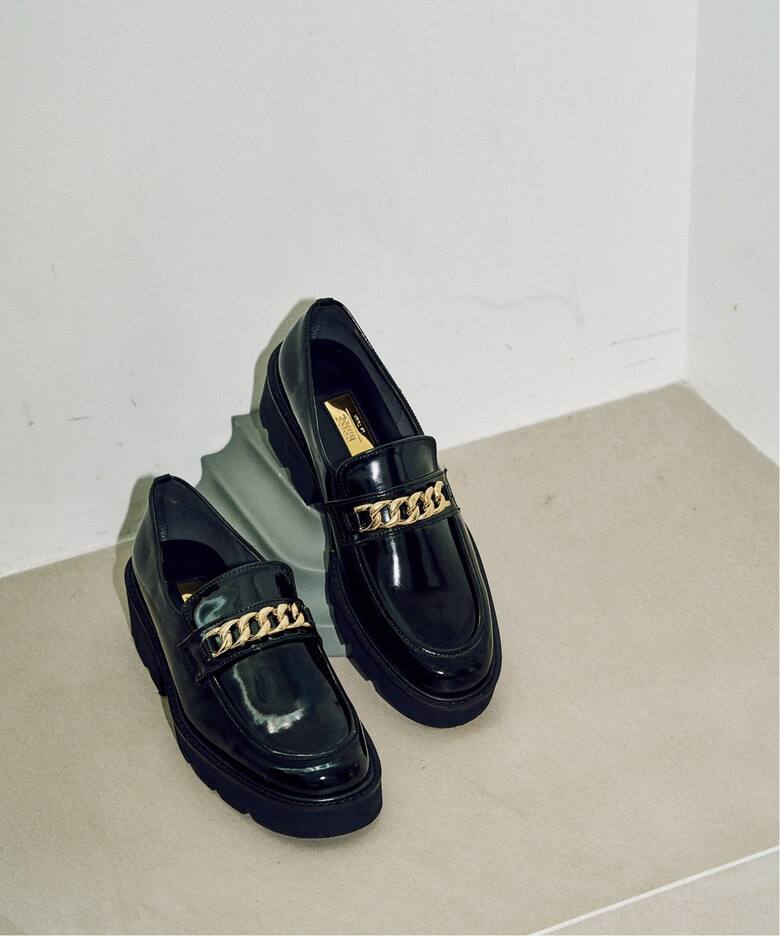 追加》GRISEアツゾコチェーンローファー（ローファー）｜LE TALON（ル 