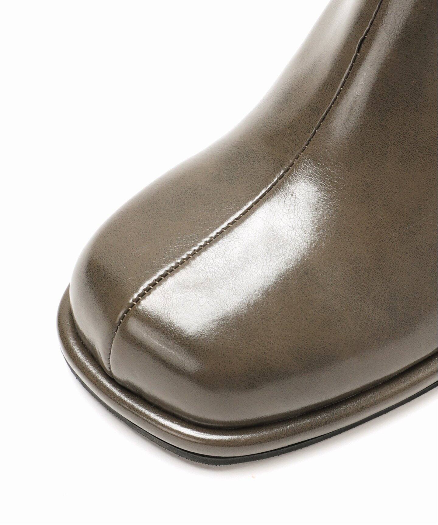 GRISE6cmバルブトゥソフトショートブーツ（ブーティ・ショートブーツ