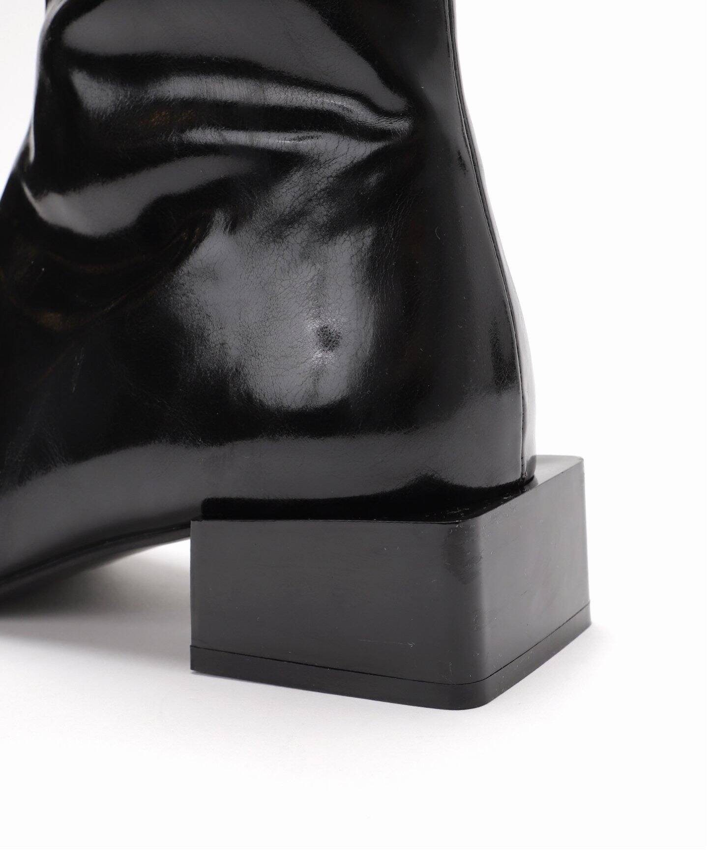 ルタロン　3.5センチスクエアショートブーツ 3.5cmスクエアショートブーツ（ブーティ・ショートブーツ）｜LE TALON