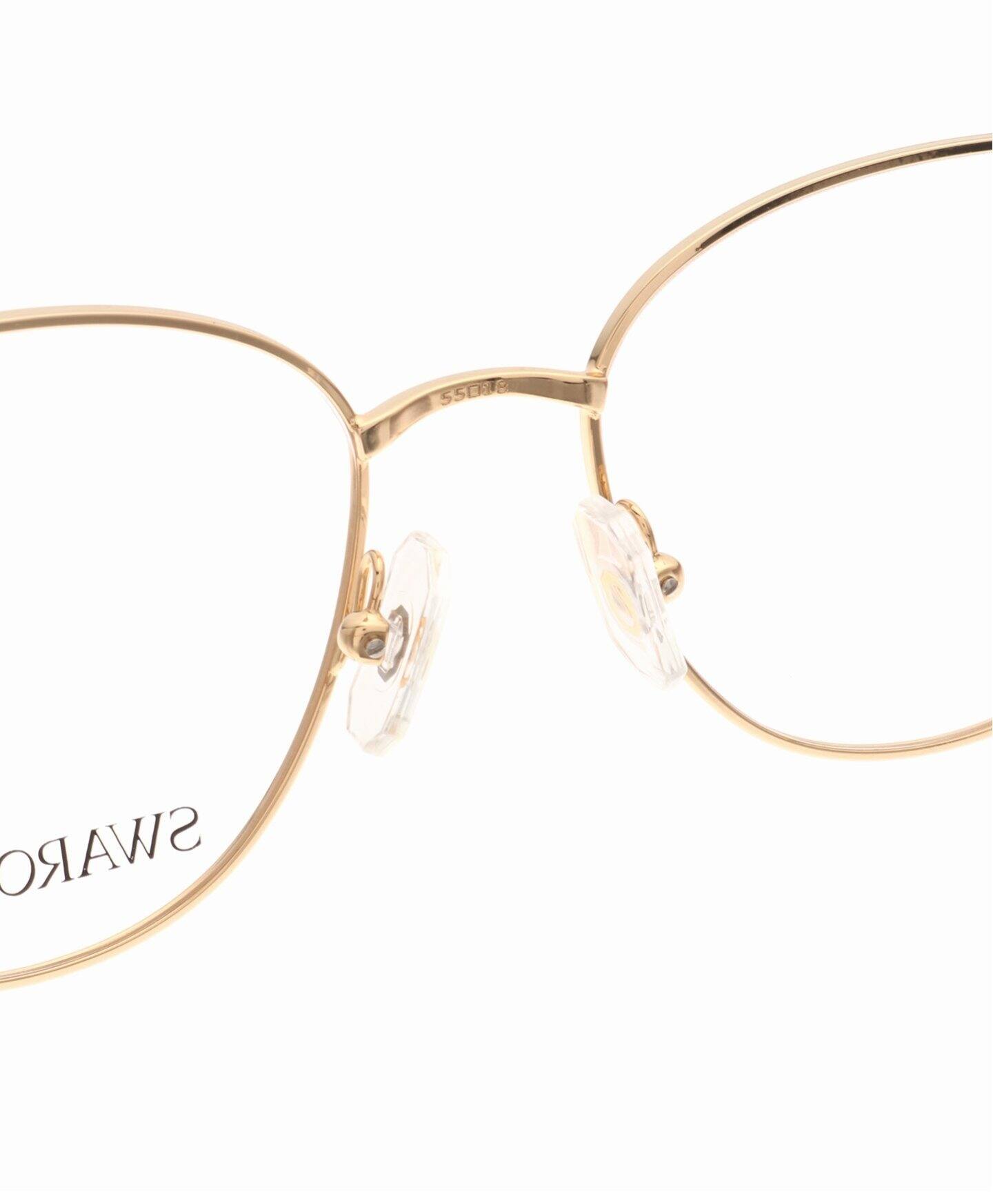 ダニエルスワロフスキー　度入り　メガネ　美品 SWAROVSKI スワロフスキー メガネ SK5438-D col.001/045 46mm