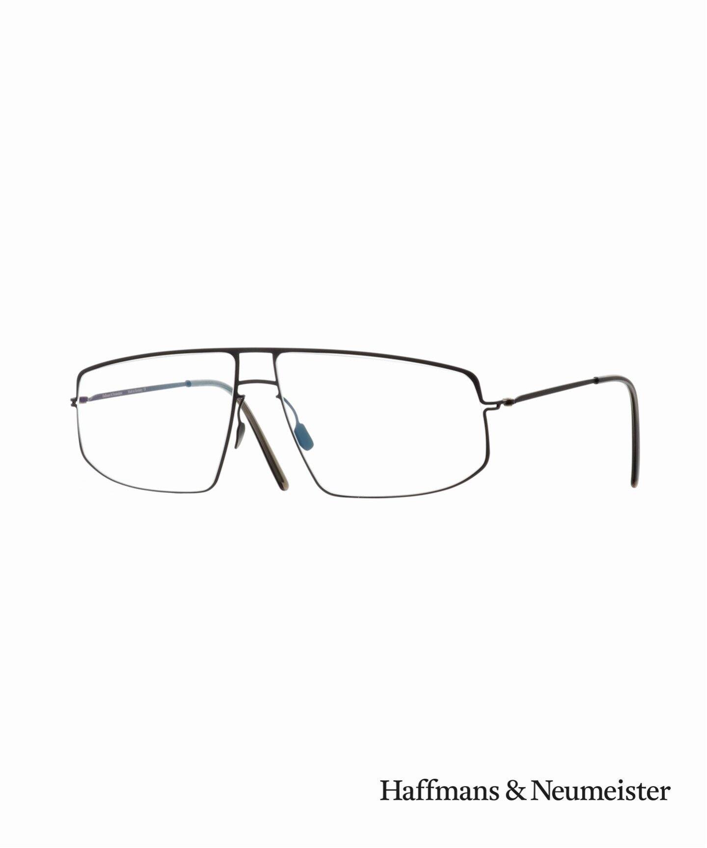 Haffmans&Neumeister】Gilderoy-002 Black/Clear Optical（メガネ 