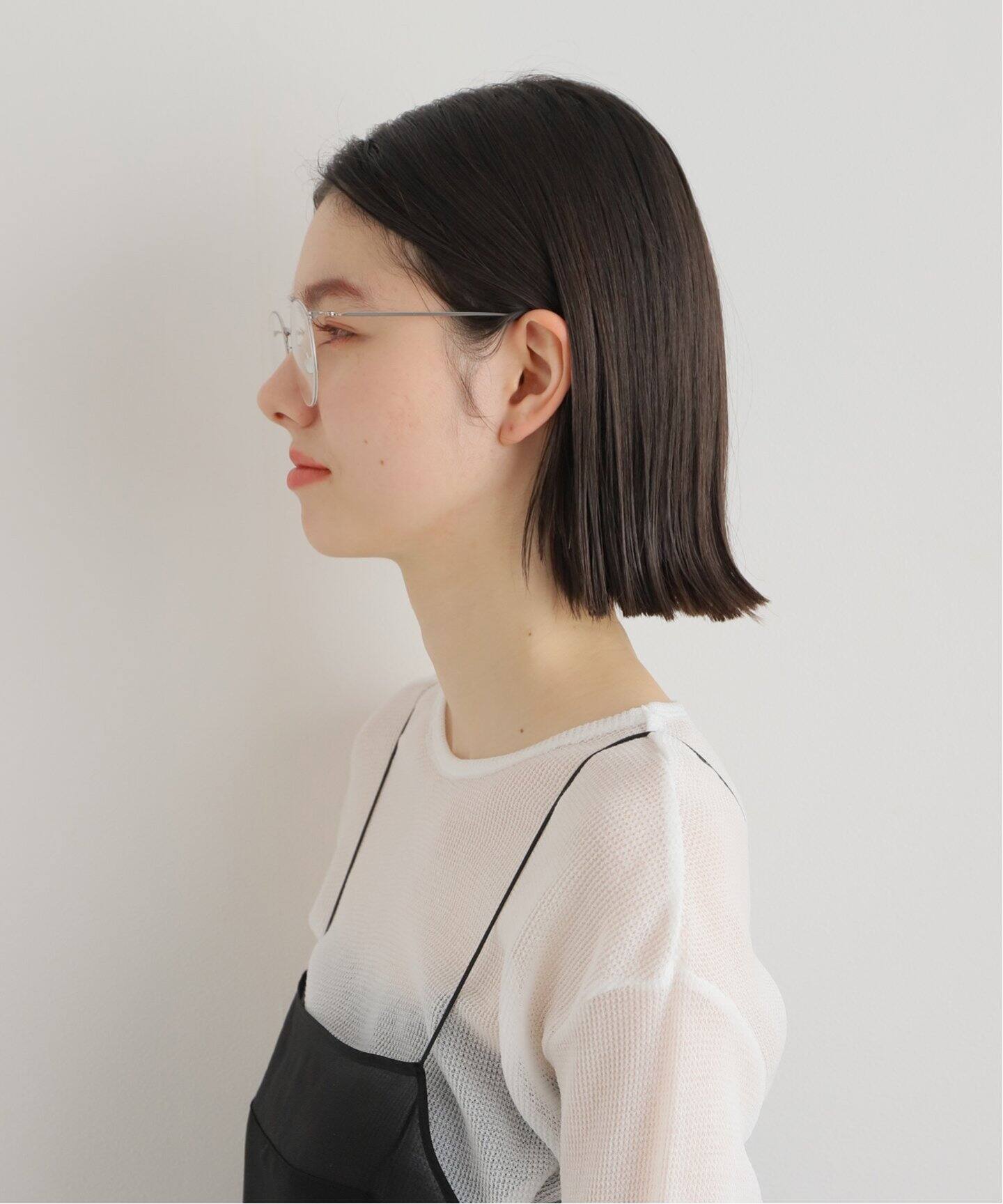Haffmans&Neumeister】Huxley-001 Silver/Clear Optical（メガネ 
