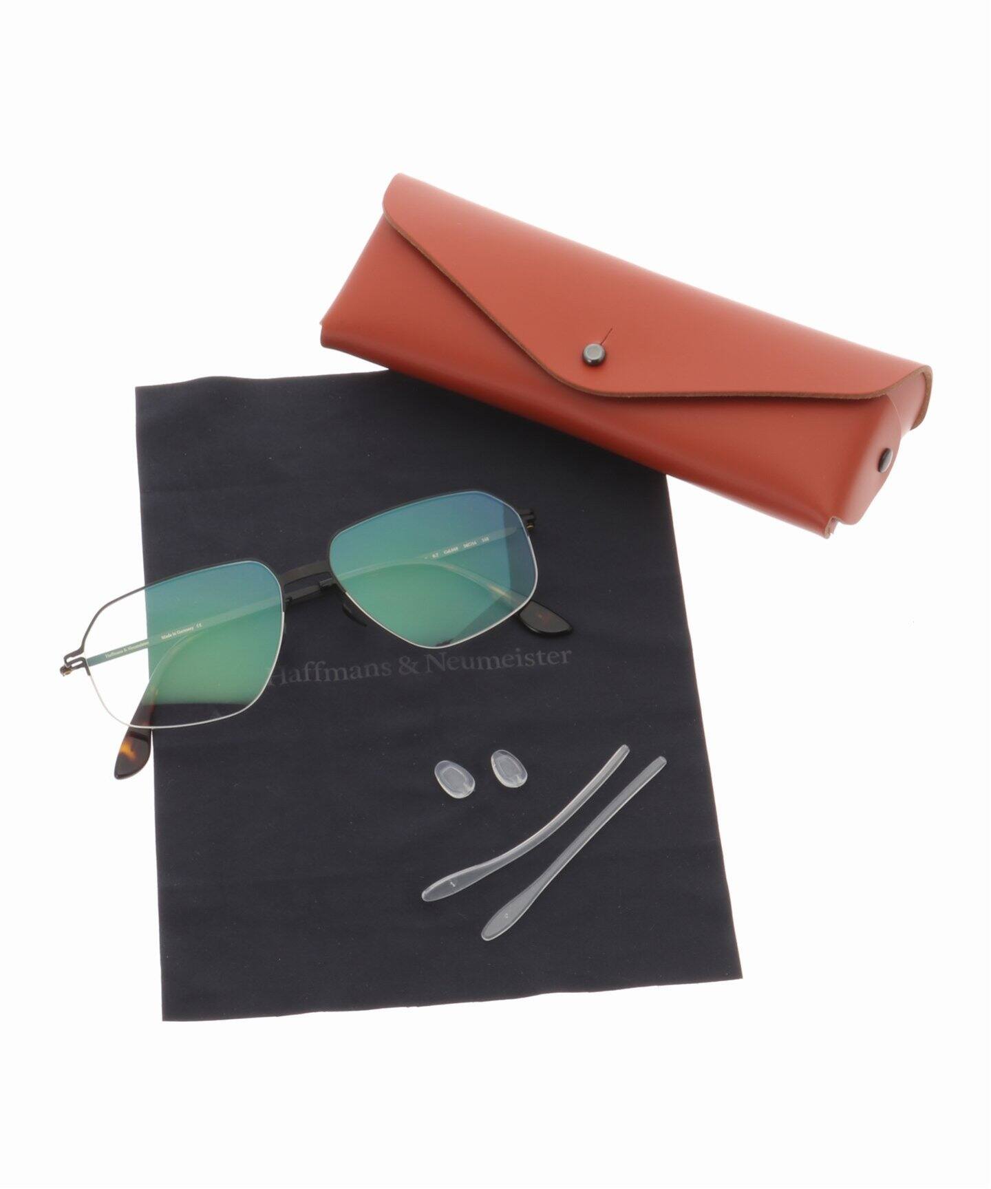 Haffmans&Neumeister】Rooney-049 Bi-color Black/Silver Coh Optical  