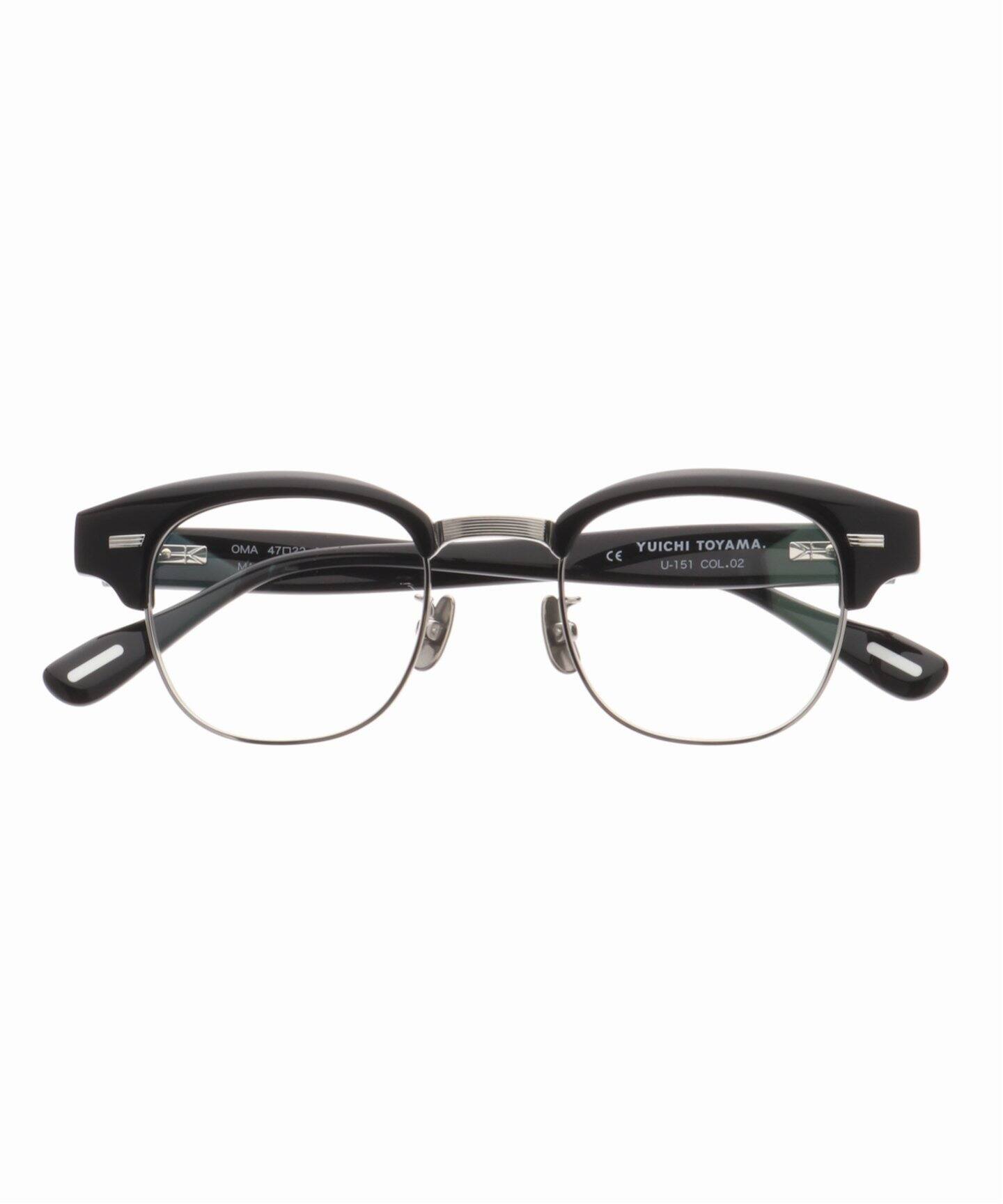 YUICHI TOYAMA. / ユウイチトヤマ.】U-151 COL.2 Optical（メガネ 