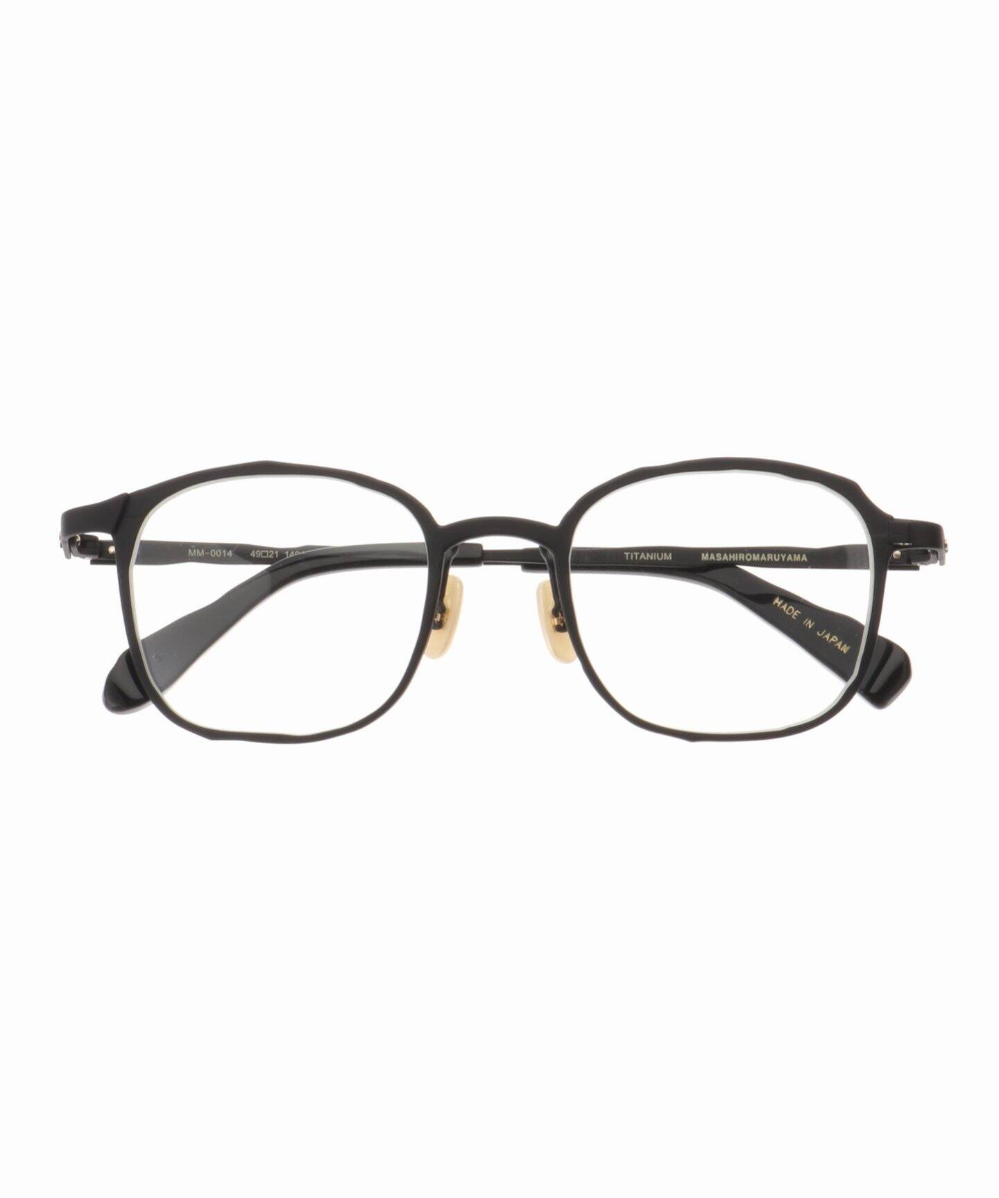 MASAHIRO MARUYAMA/マサヒロ マルヤマ】MM-0014 No.5 Black Optical 
