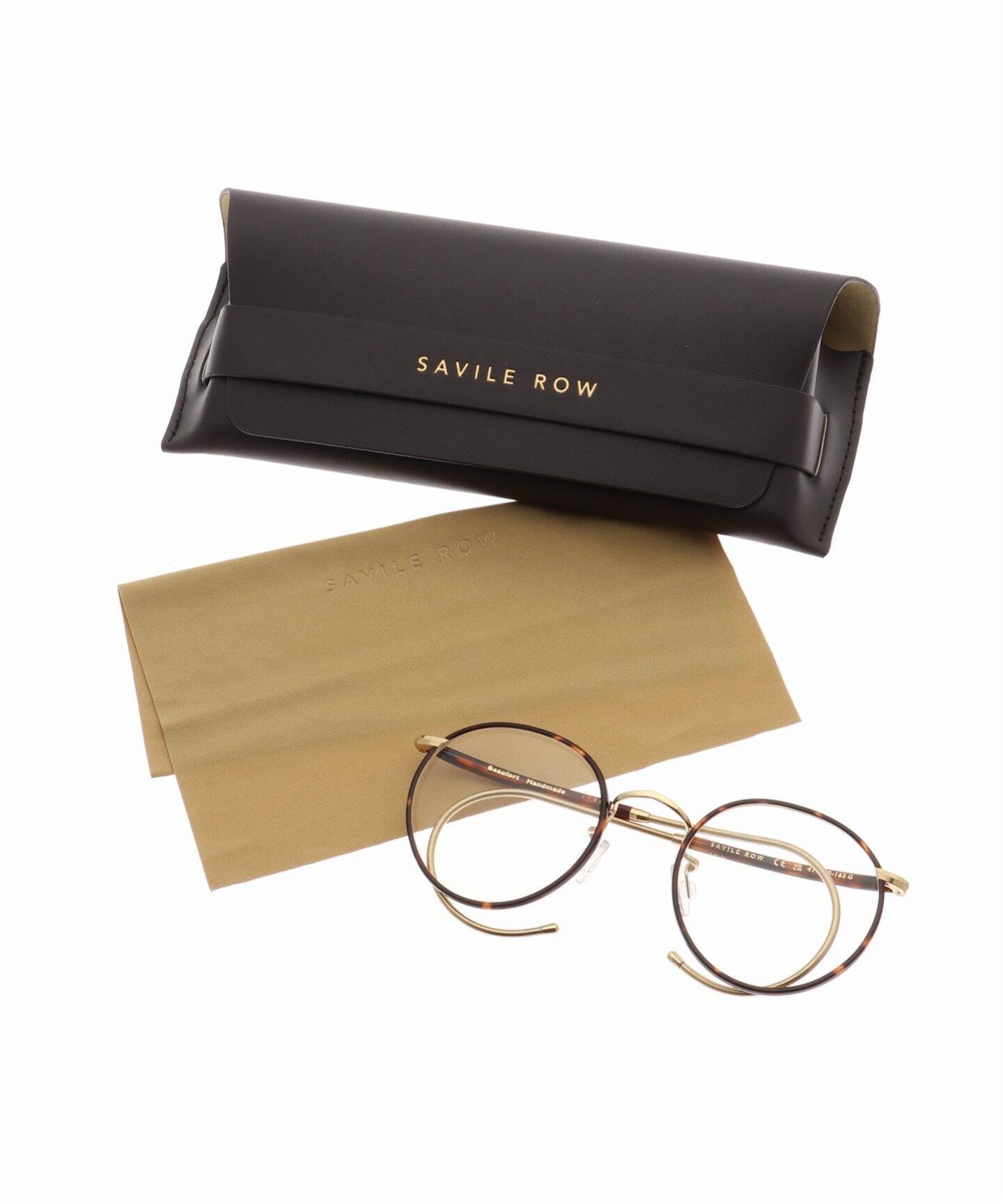 SAVILE ROW / サヴィルロウ】BEAUFORT 47-20-165 GOLD Optical（メガネ