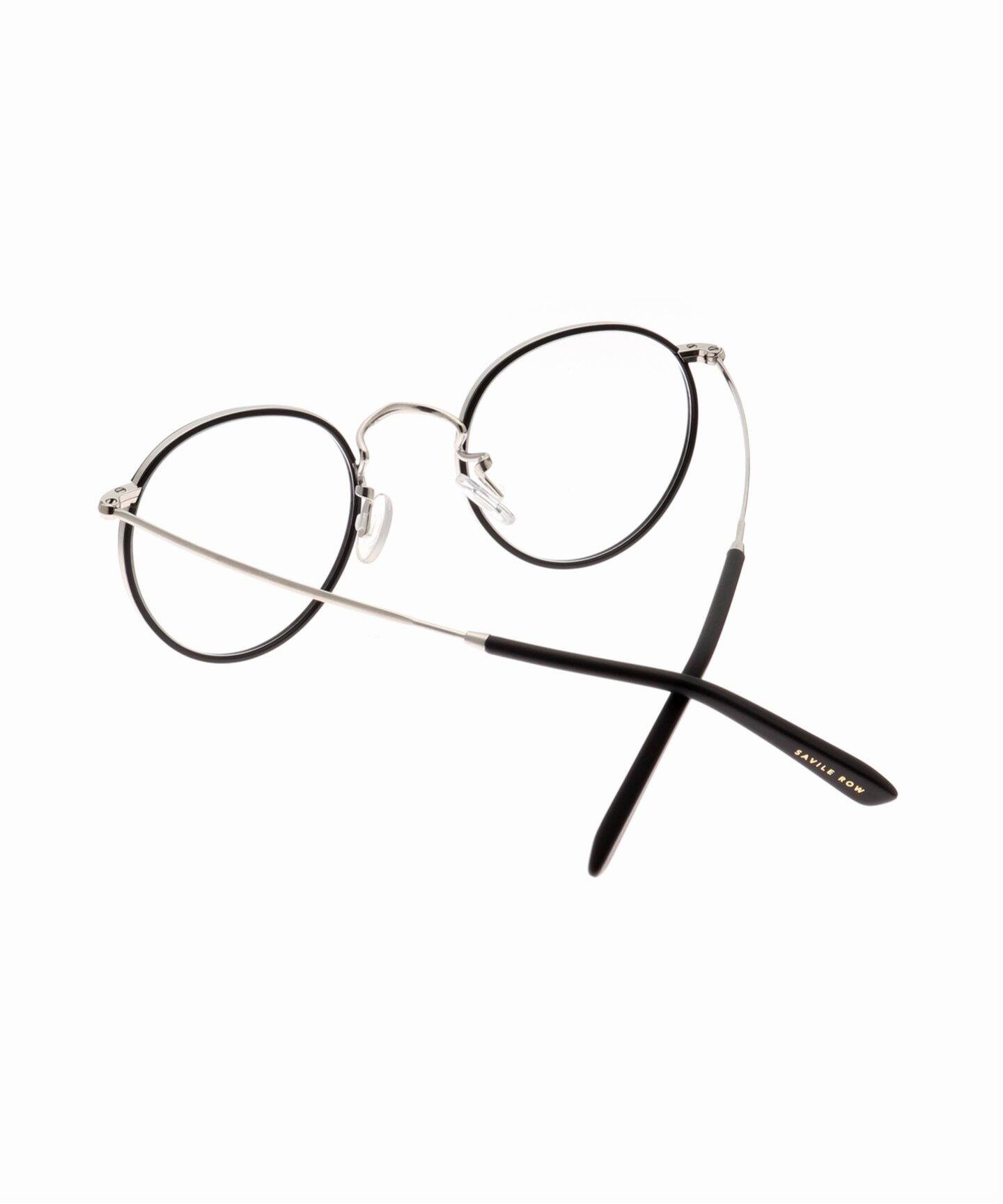 メガネ・老眼鏡 SAVILEROW PANTO45 SAVILE ROW】PANTO 47-20-145 Palladium INNER RIM Optical
