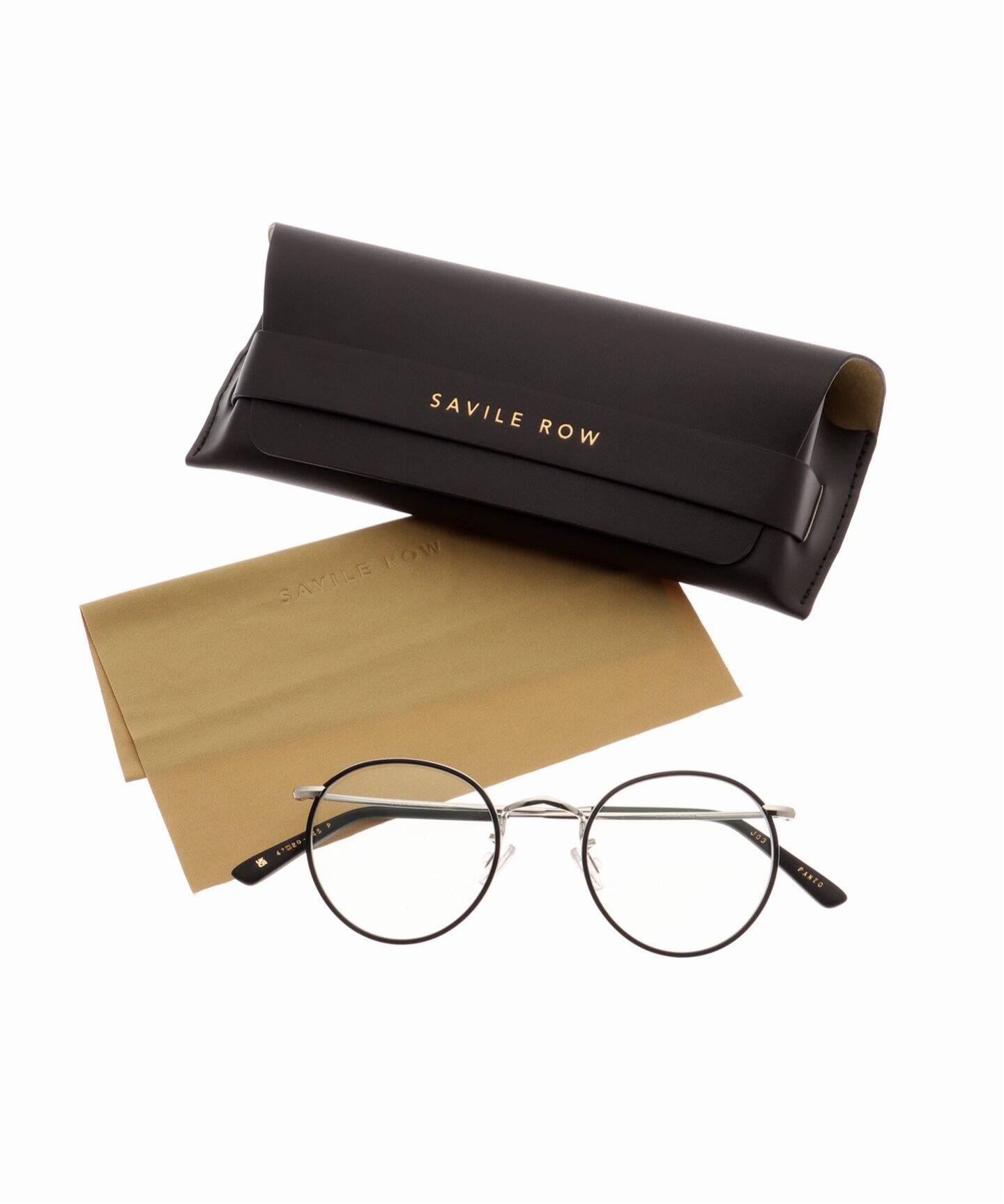 SAVILE ROW 】PANTO 47-20-145 Palladium INNER RIM Optical（メガネ  