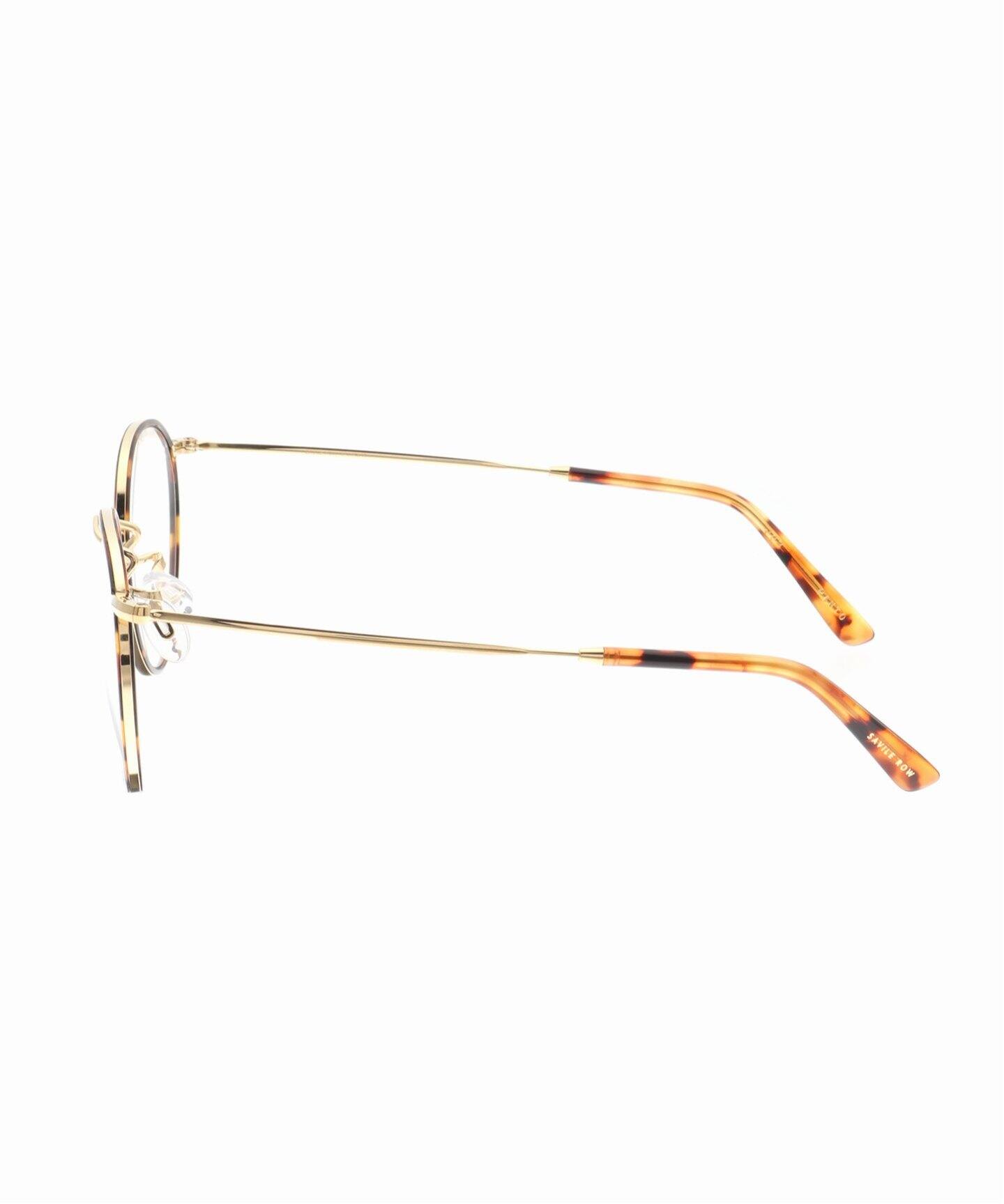 SAVILE ROW / サヴィルロウ】PANTO 49-20-145 GOLD INNER RIM Optical 