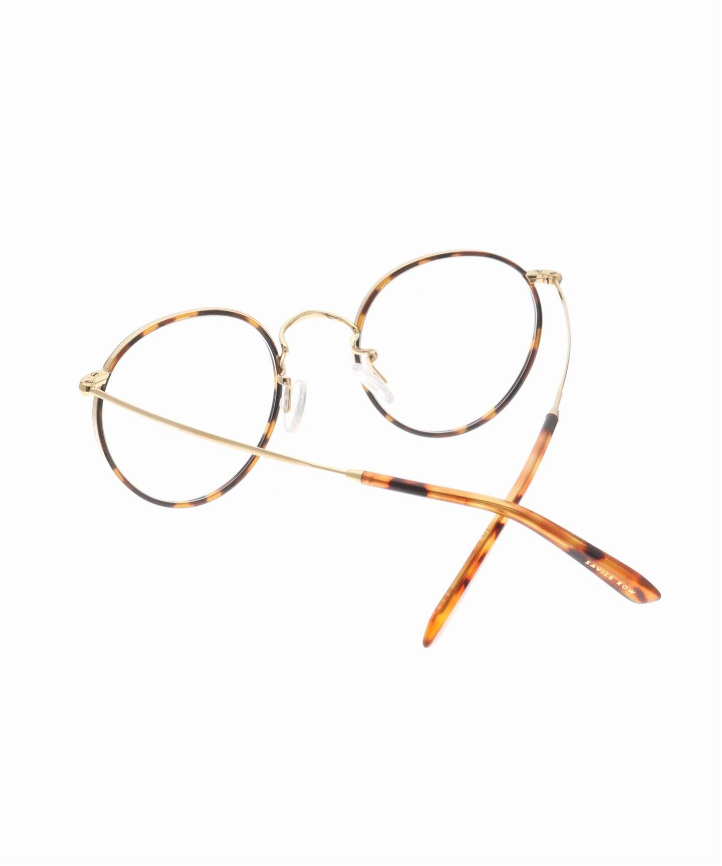 SAVILE ROW / サヴィルロウ】PANTO 49-20-145 GOLD INNER RIM Optical
