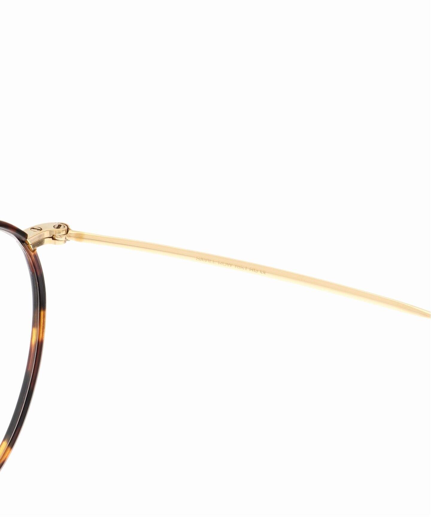 SAVILE ROW / サヴィルロウ】PANTO 49-20-145 GOLD INNER RIM Optical