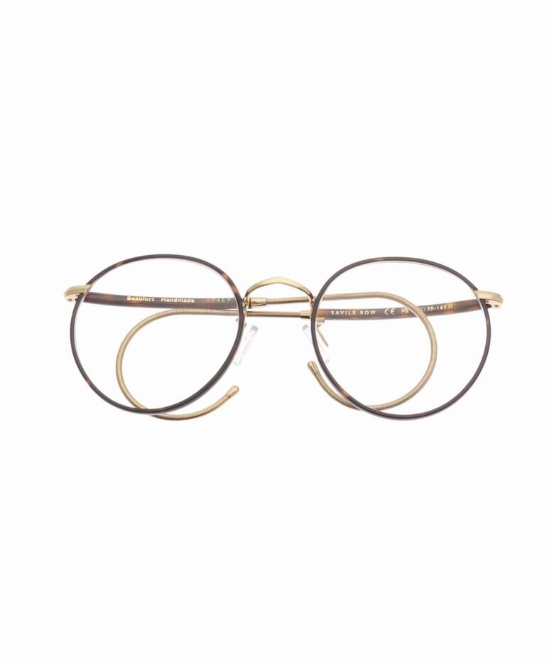 SAVILE ROW / サヴィルロウ】BEAUFORT 49-20-165 GOLD Optical（メガネ 