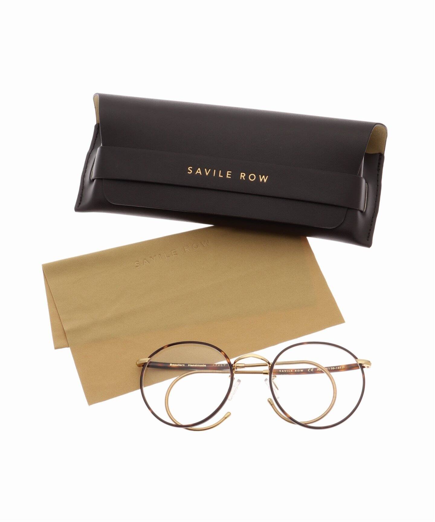 SAVILE ROW / サヴィルロウ】BEAUFORT 49-20-165 GOLD Optical（メガネ  